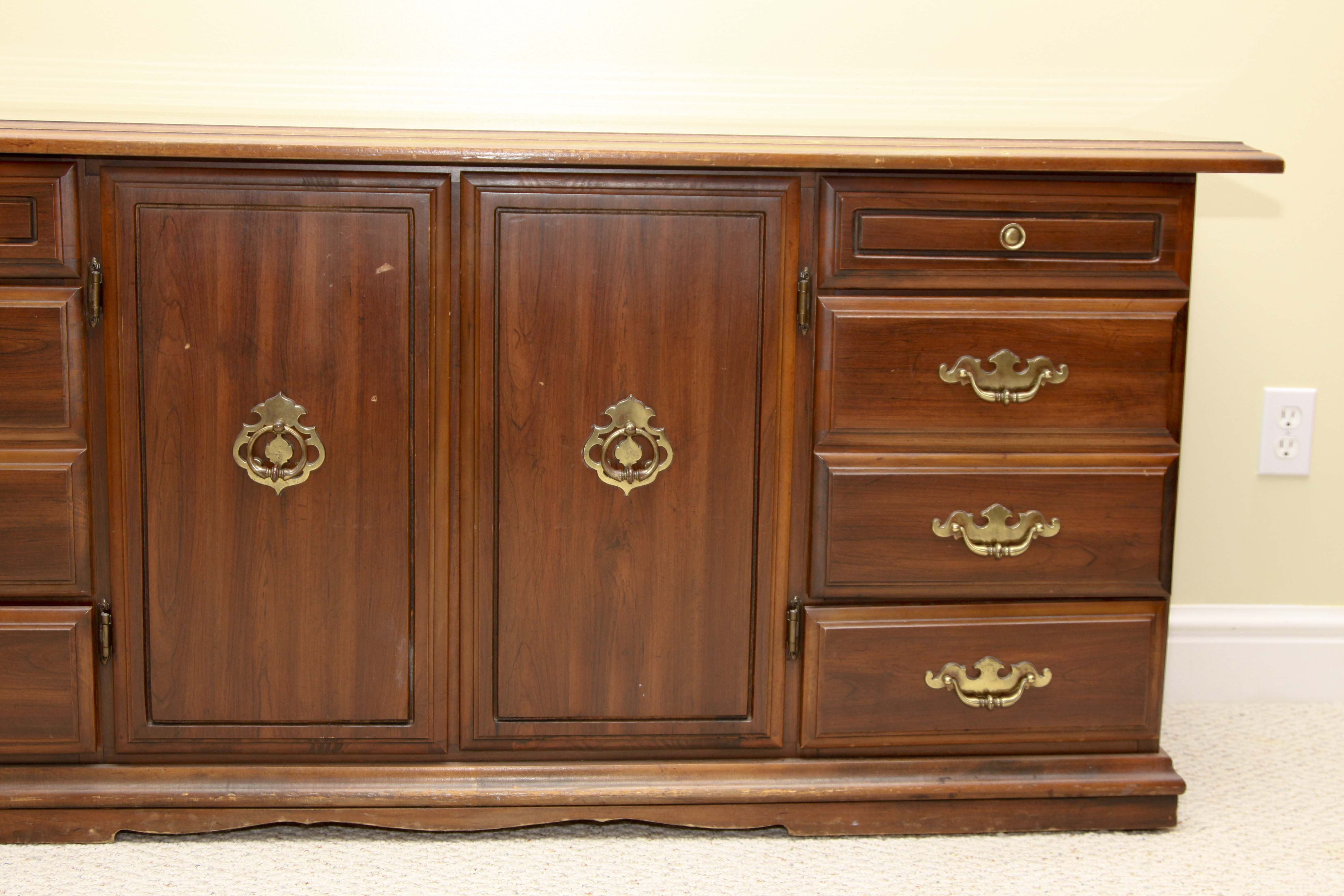 Wooden Office Credenza