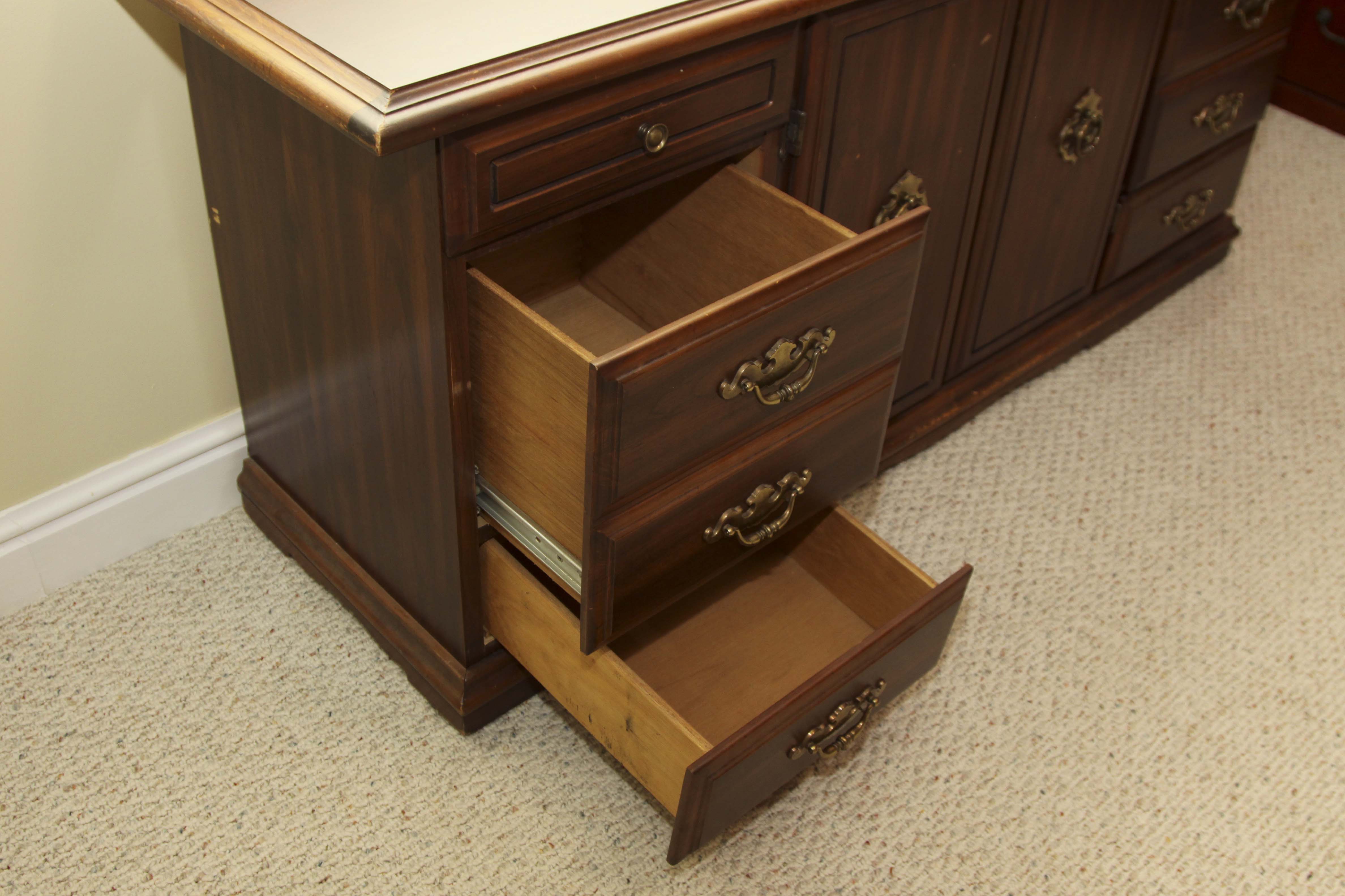 Wooden Office Credenza
