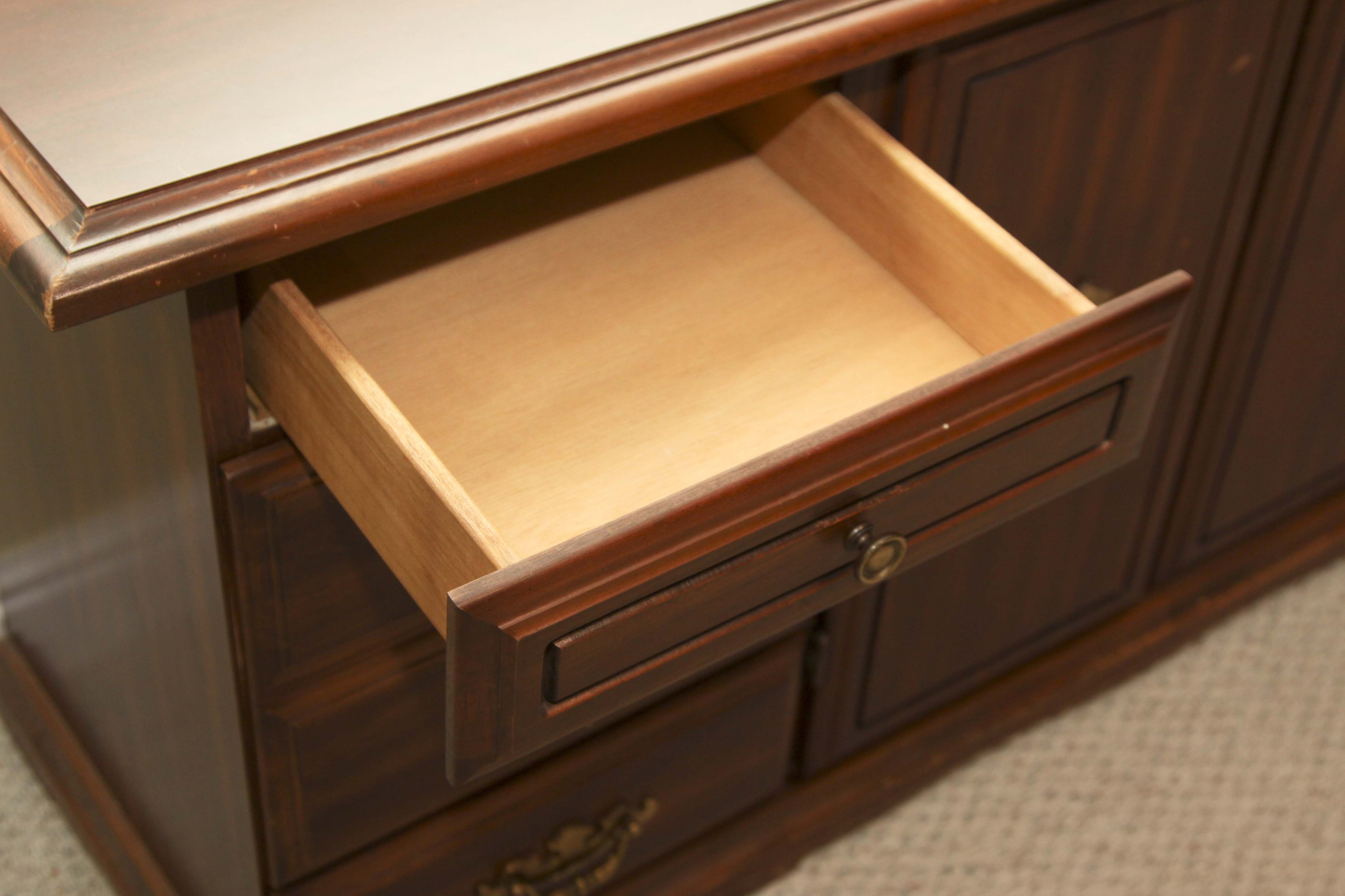 Wooden Office Credenza
