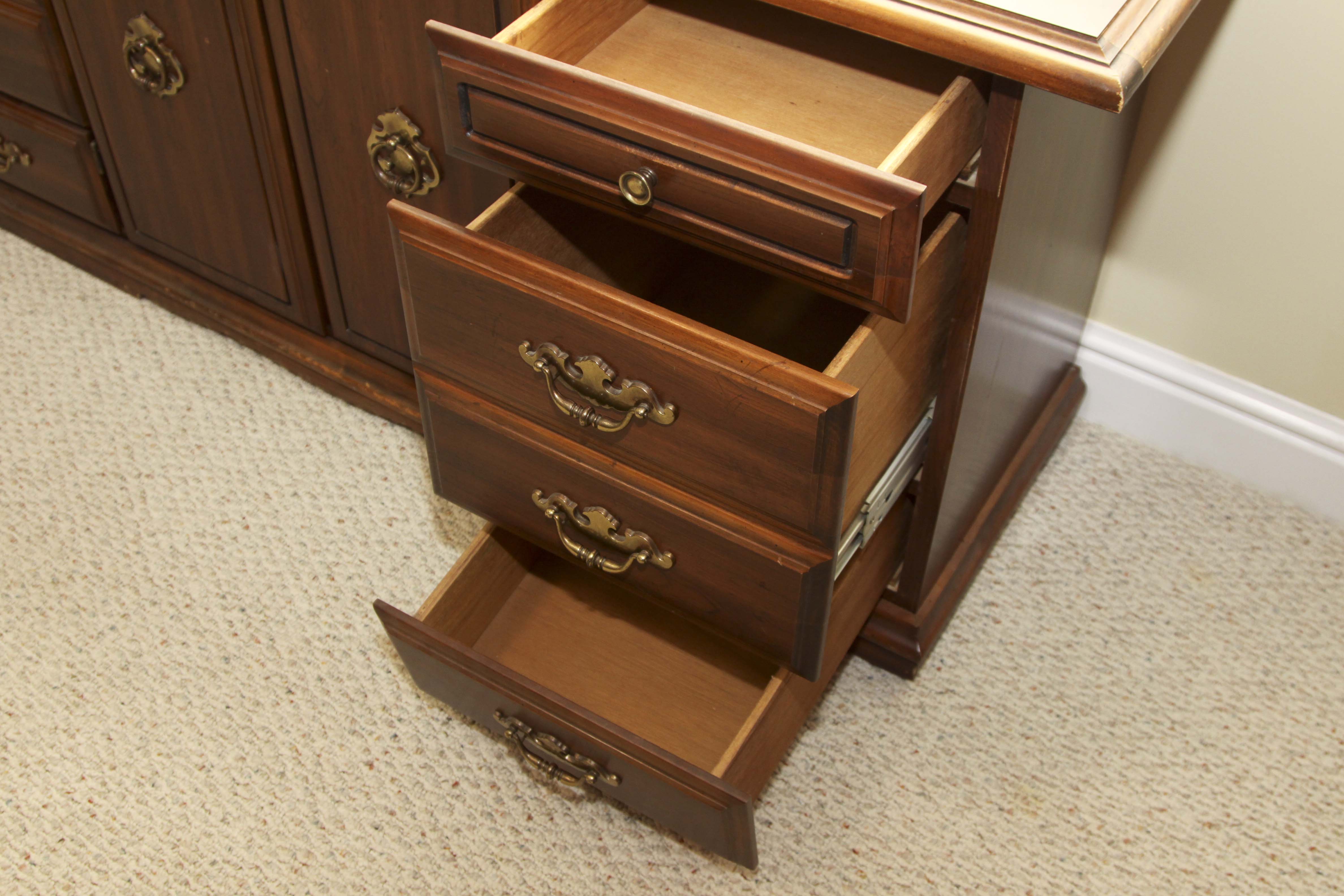 Wooden Office Credenza