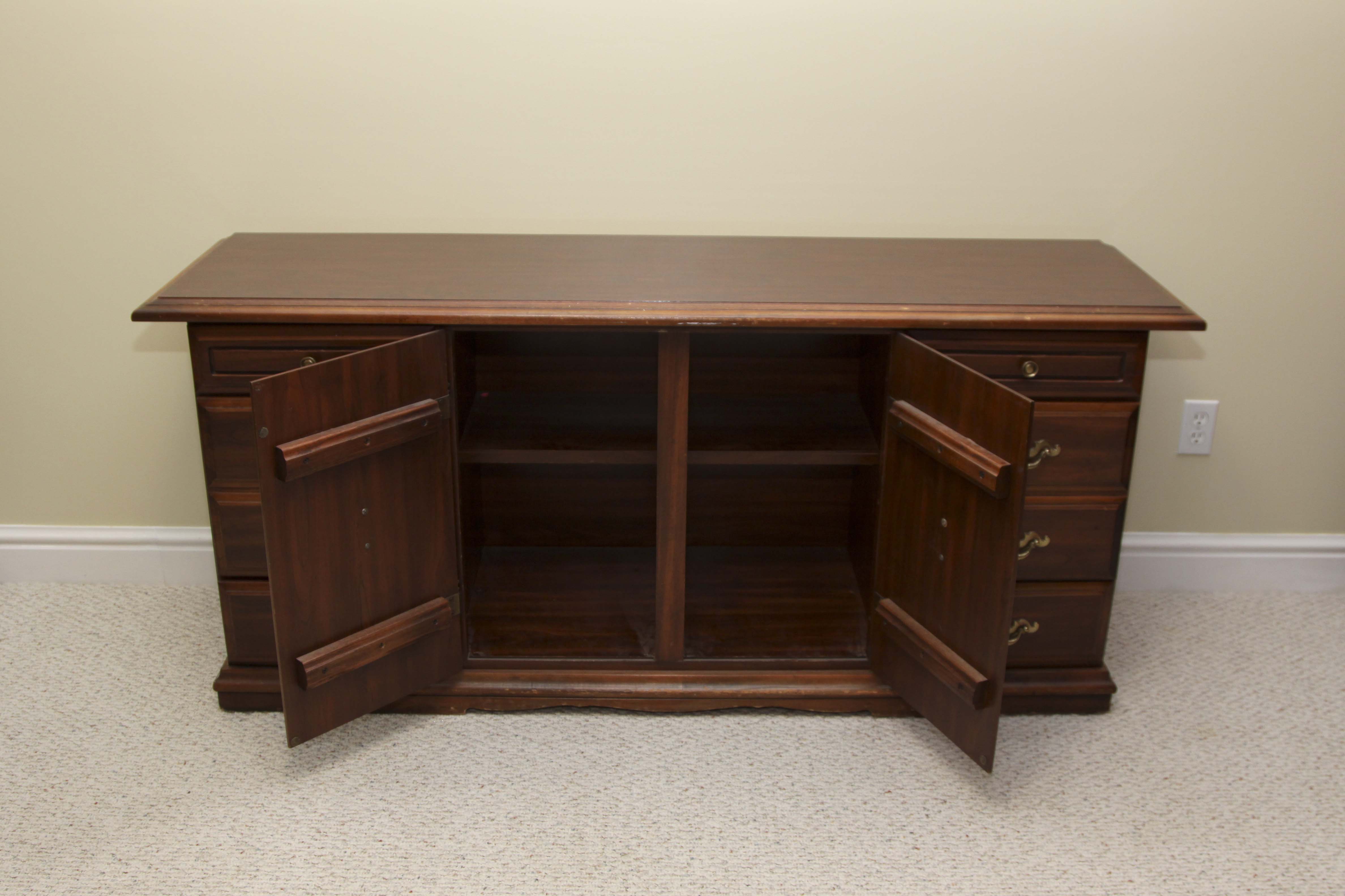 Wooden Office Credenza