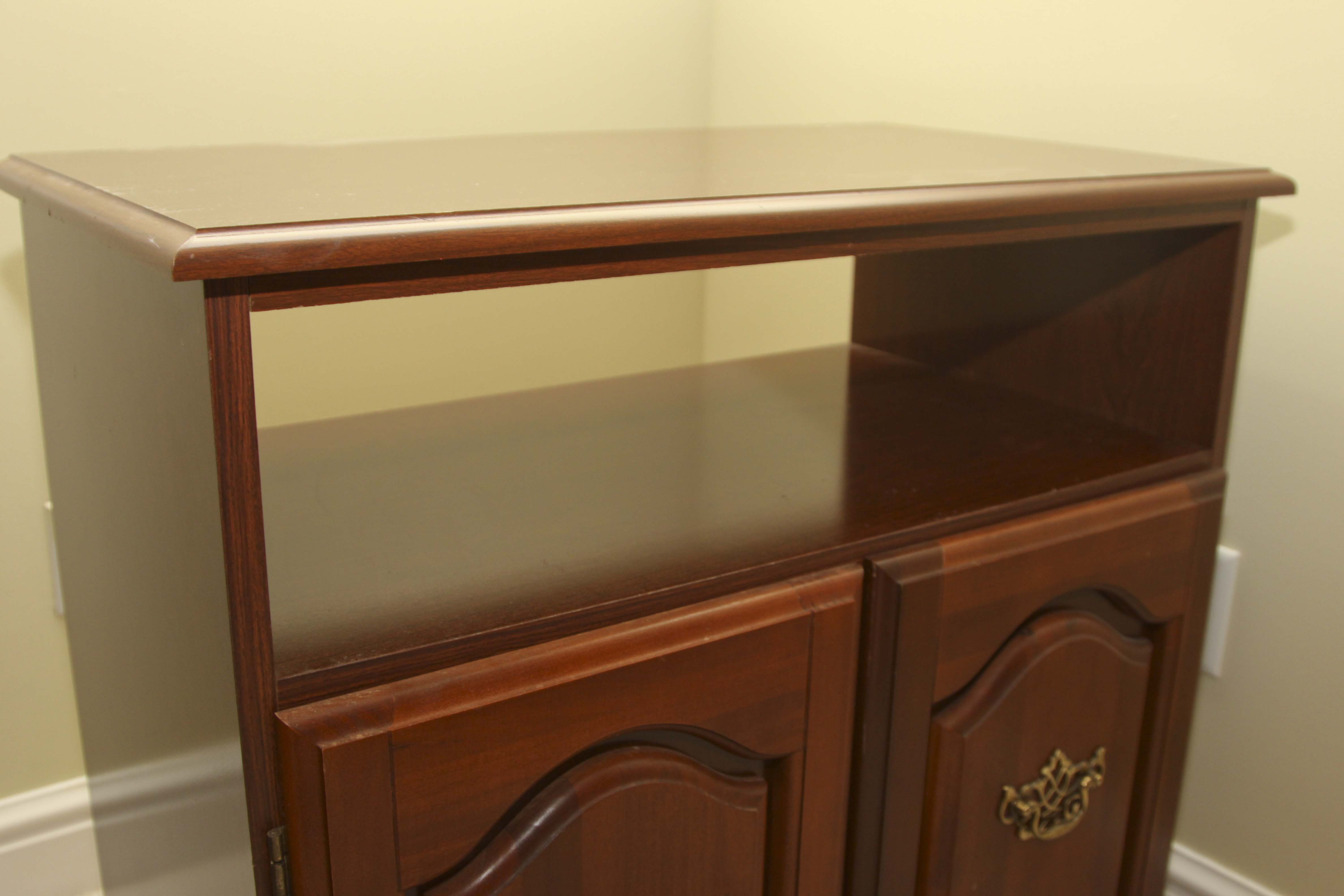 Wood Printer Stand and a Pair of filing Cabinets