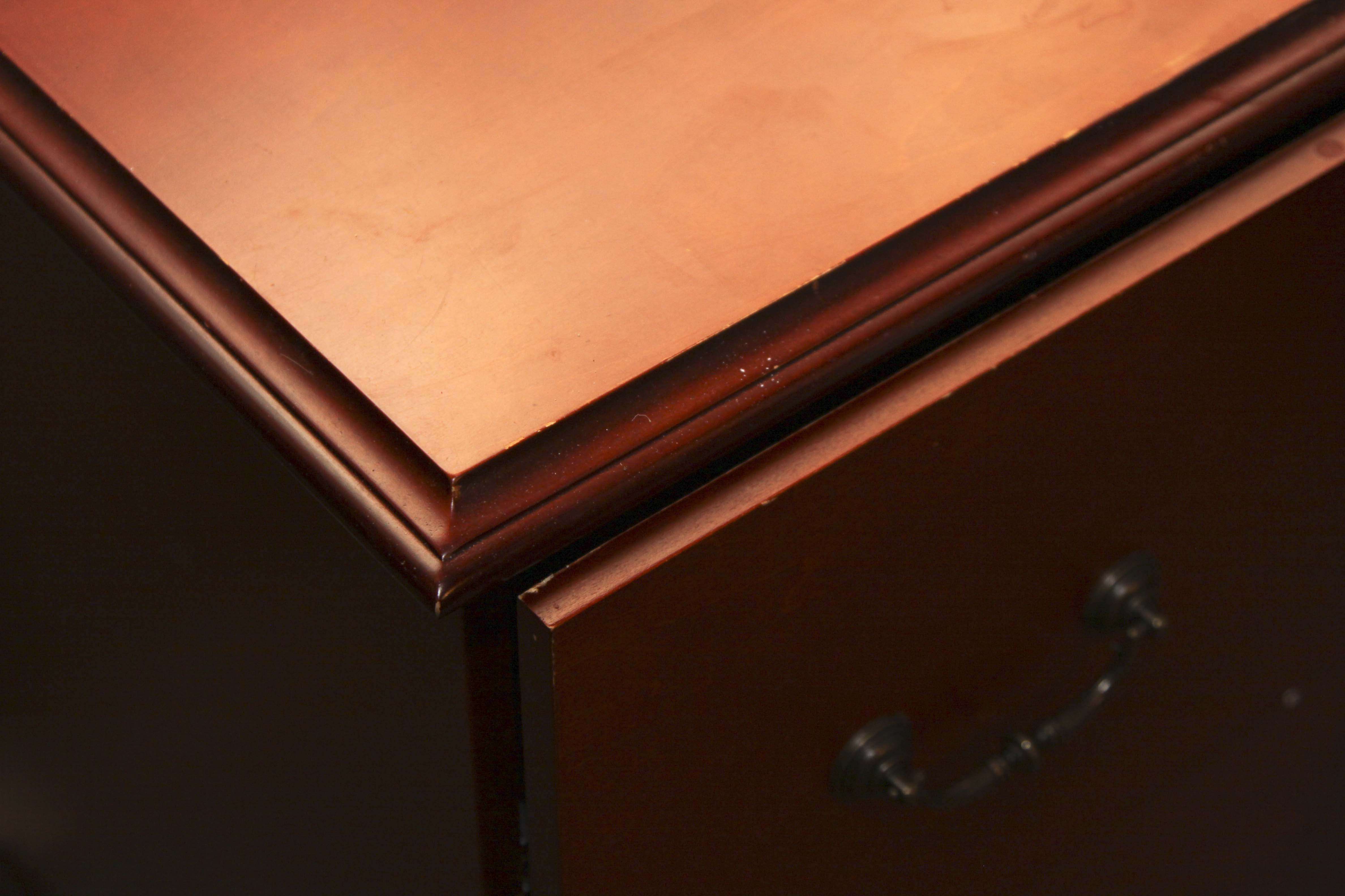 Wood Printer Stand and a Pair of filing Cabinets