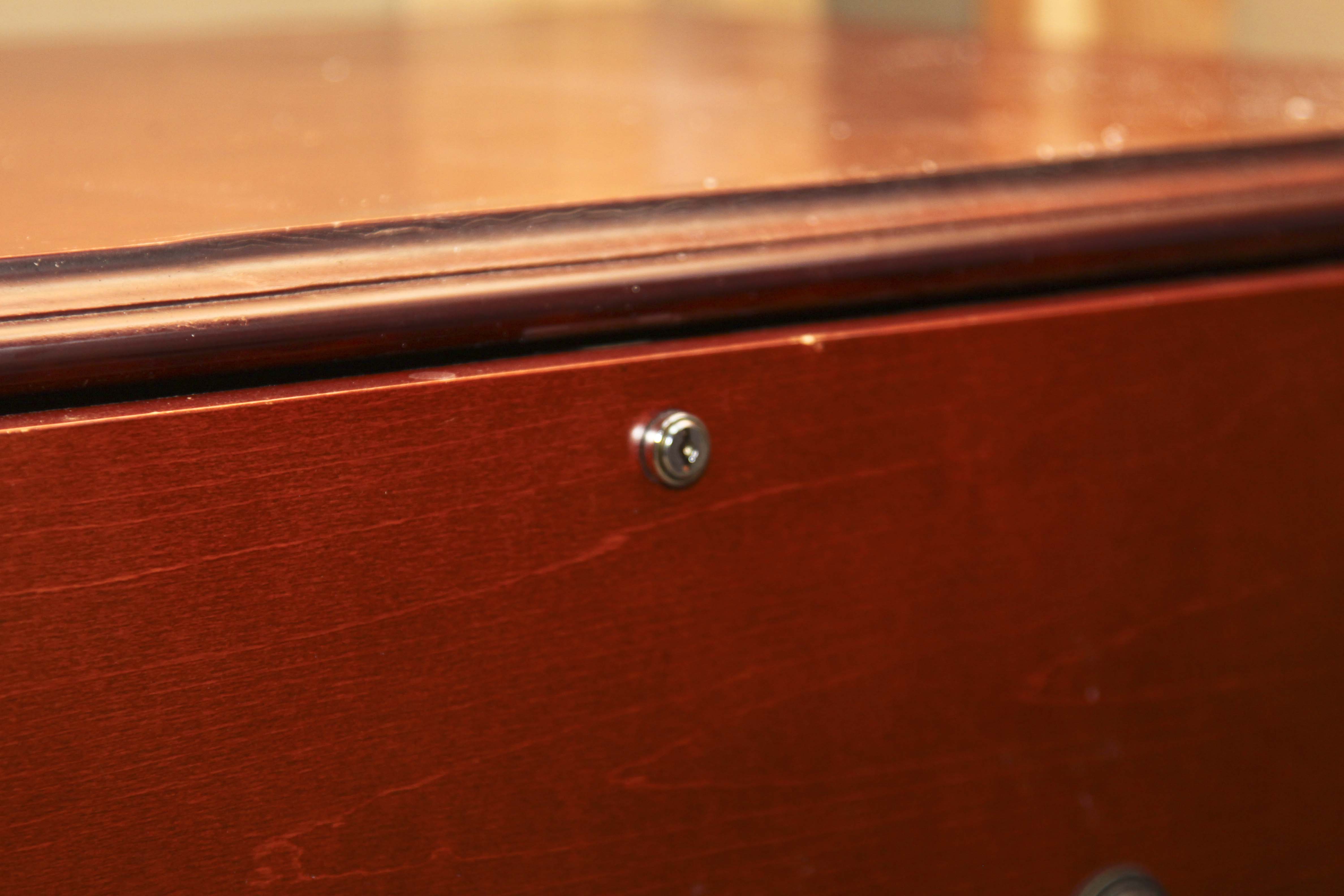 Wood Printer Stand and a Pair of filing Cabinets