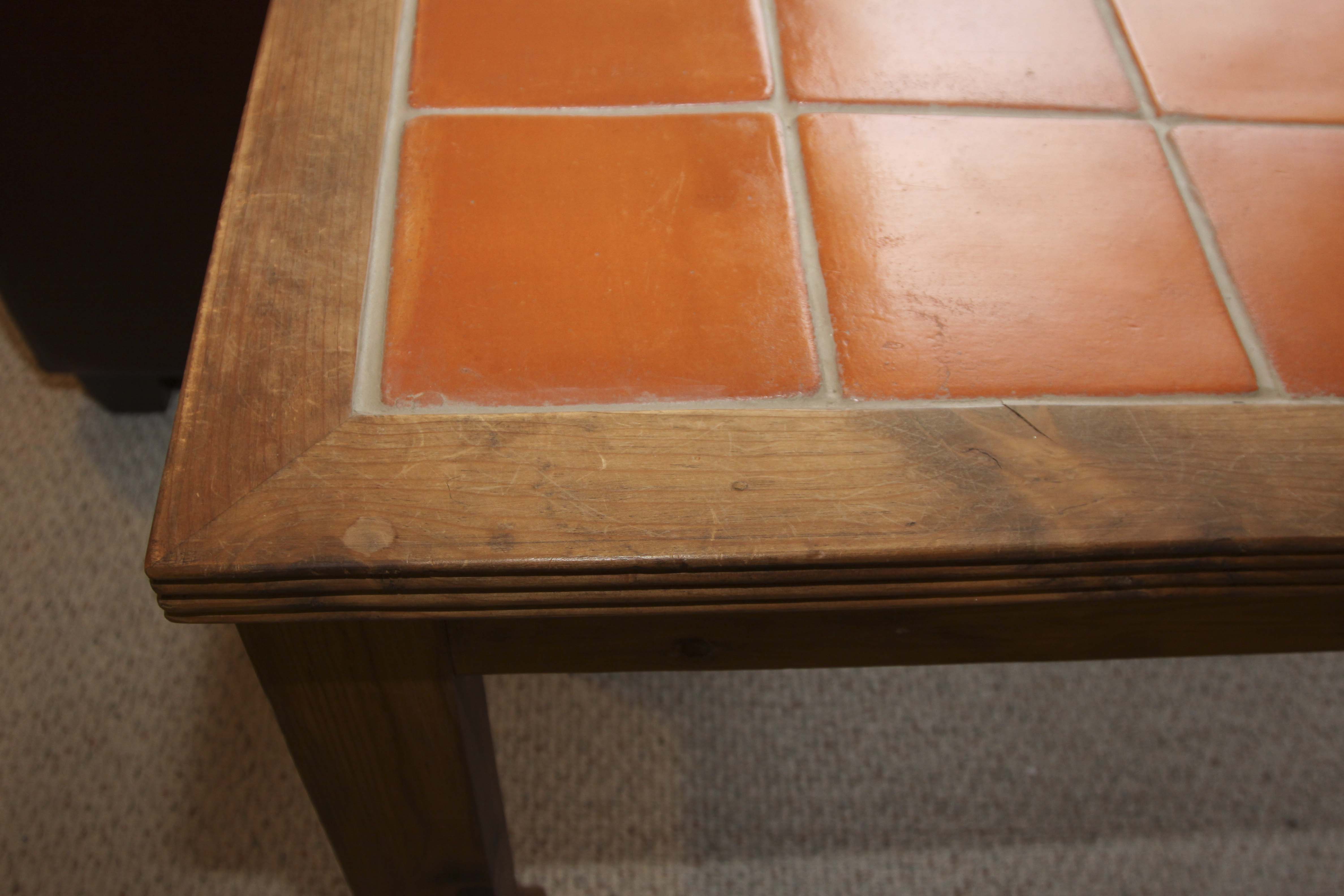 Tile Top Console Table