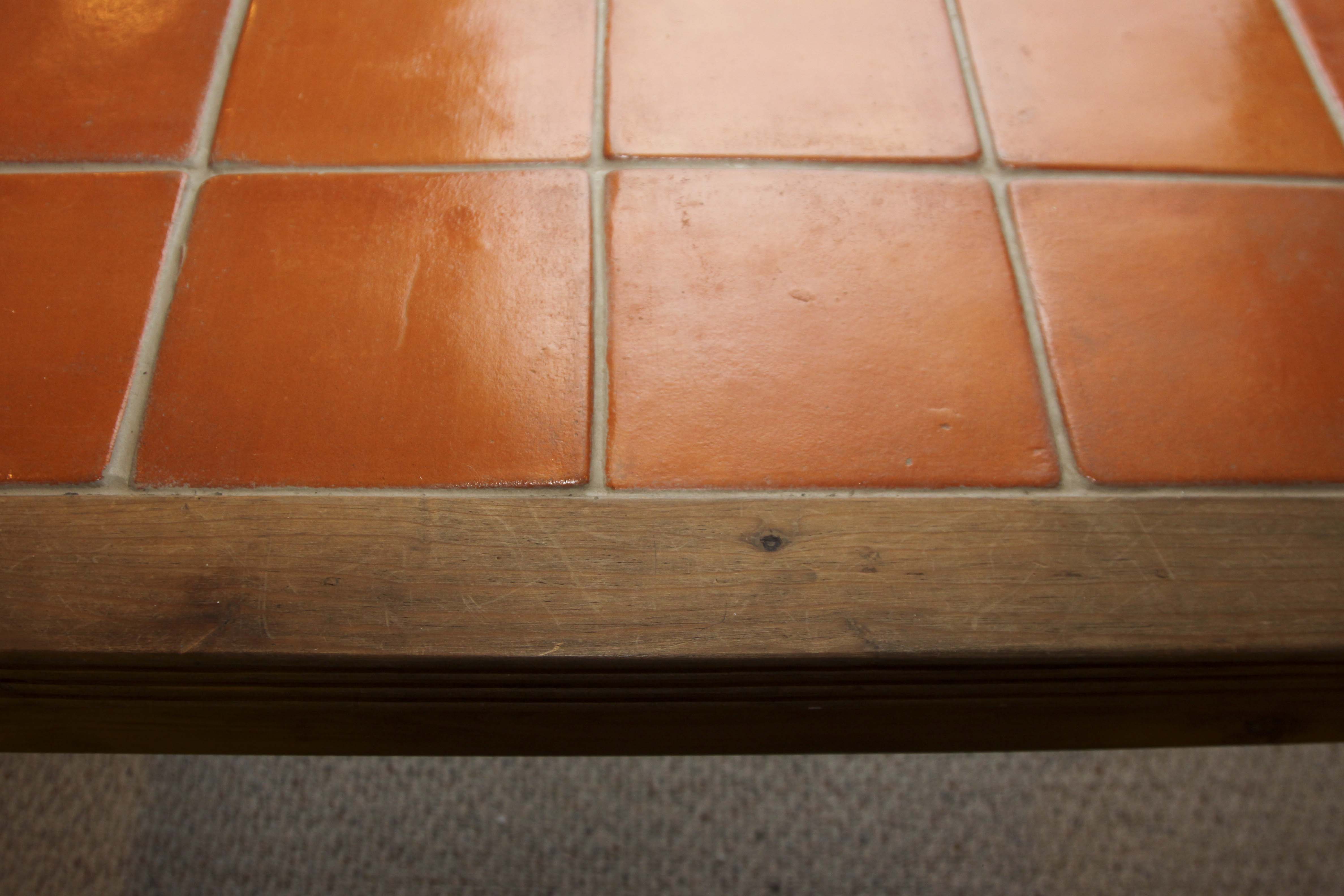 Tile Top Console Table