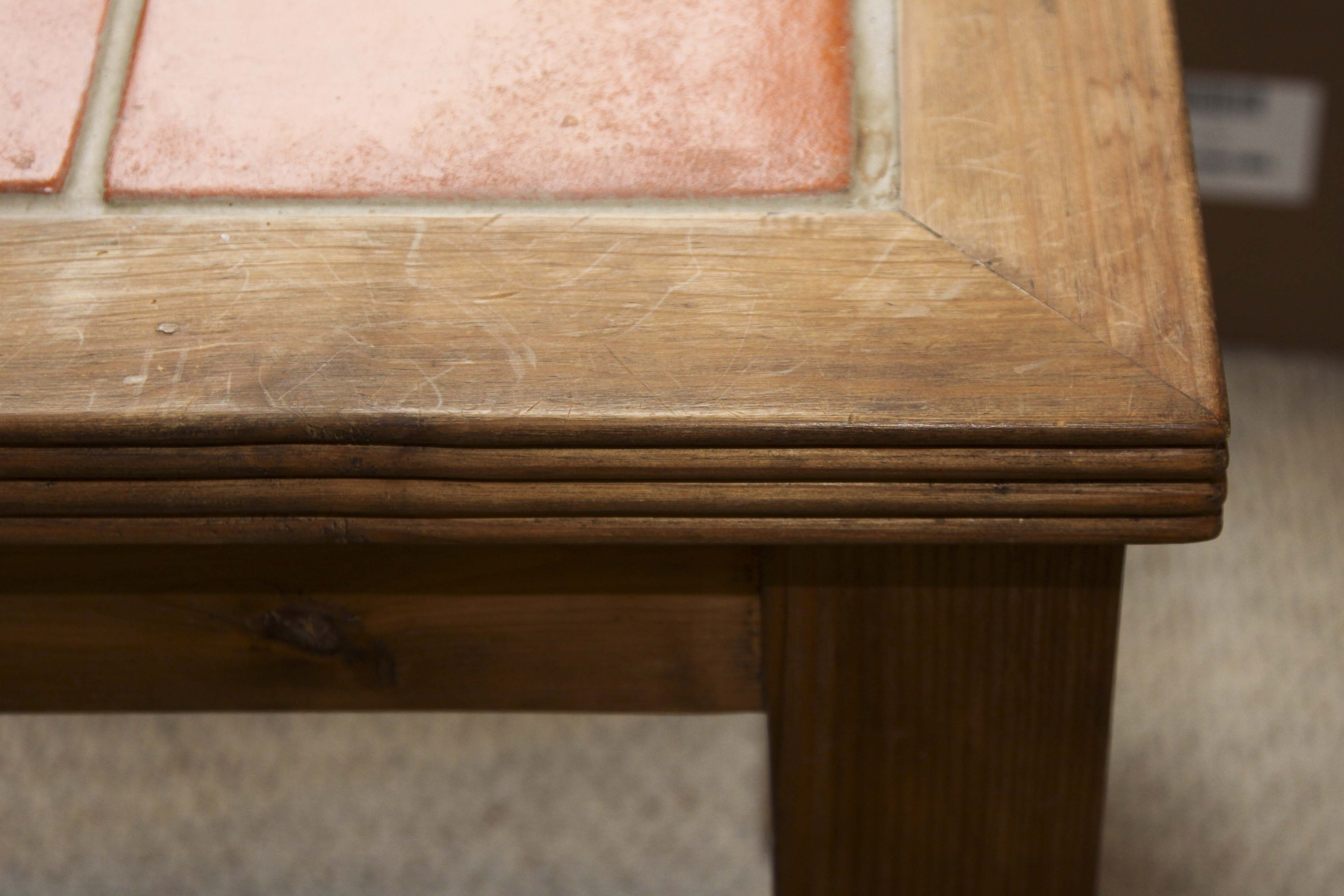 Tile Top Console Table