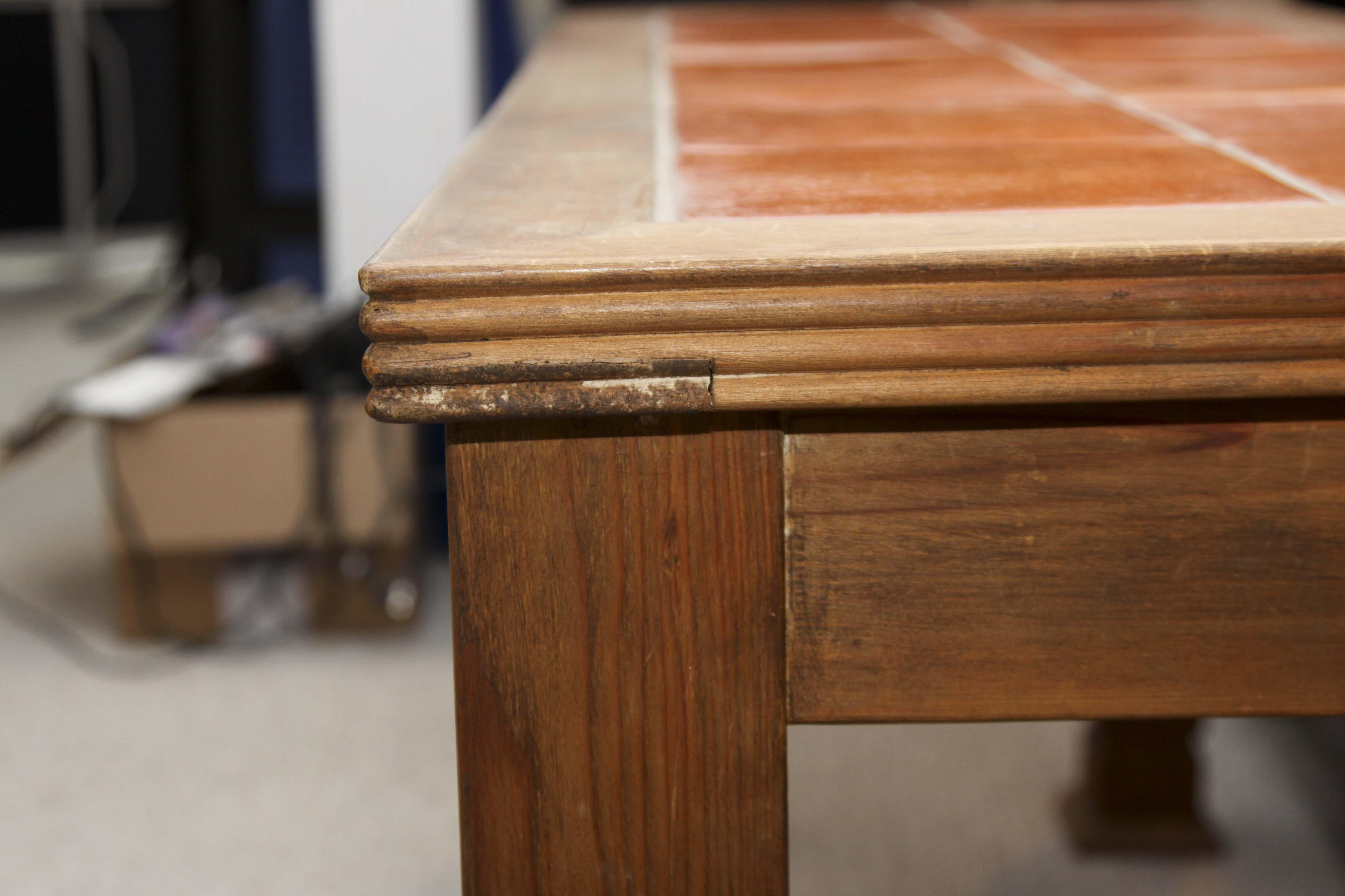 Tile Top Console Table