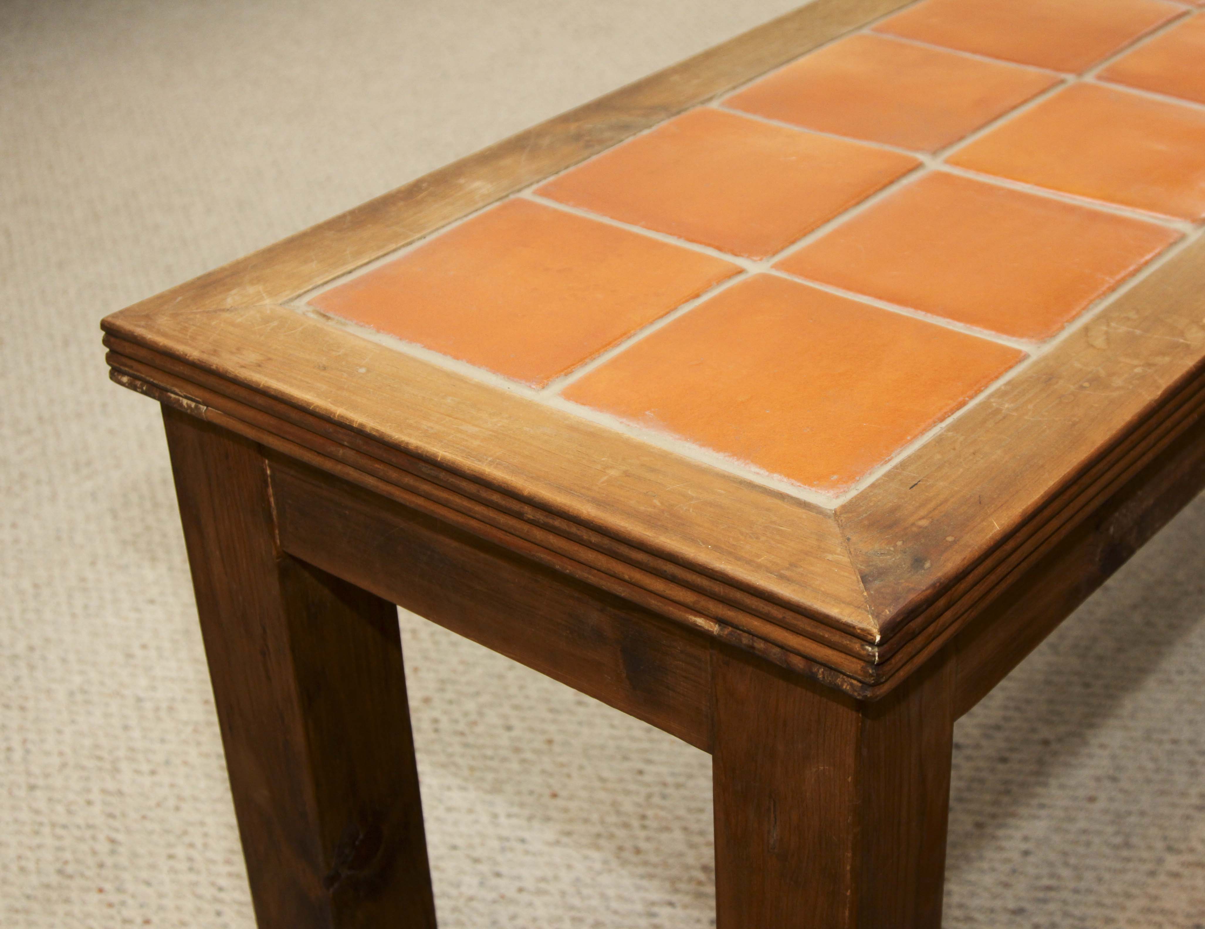 Tile Top Console Table