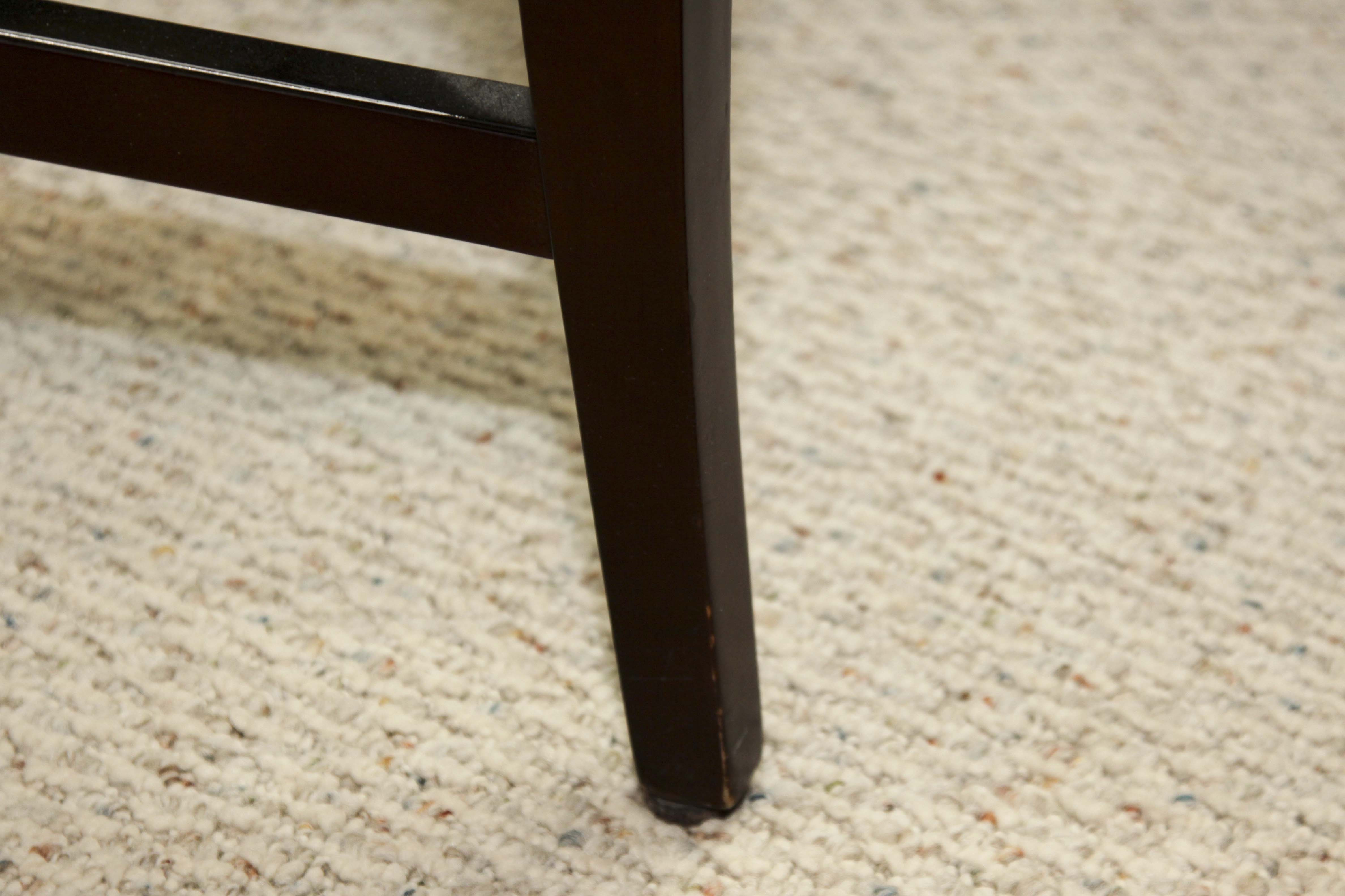 A Pair of Upholstered Counter Stools