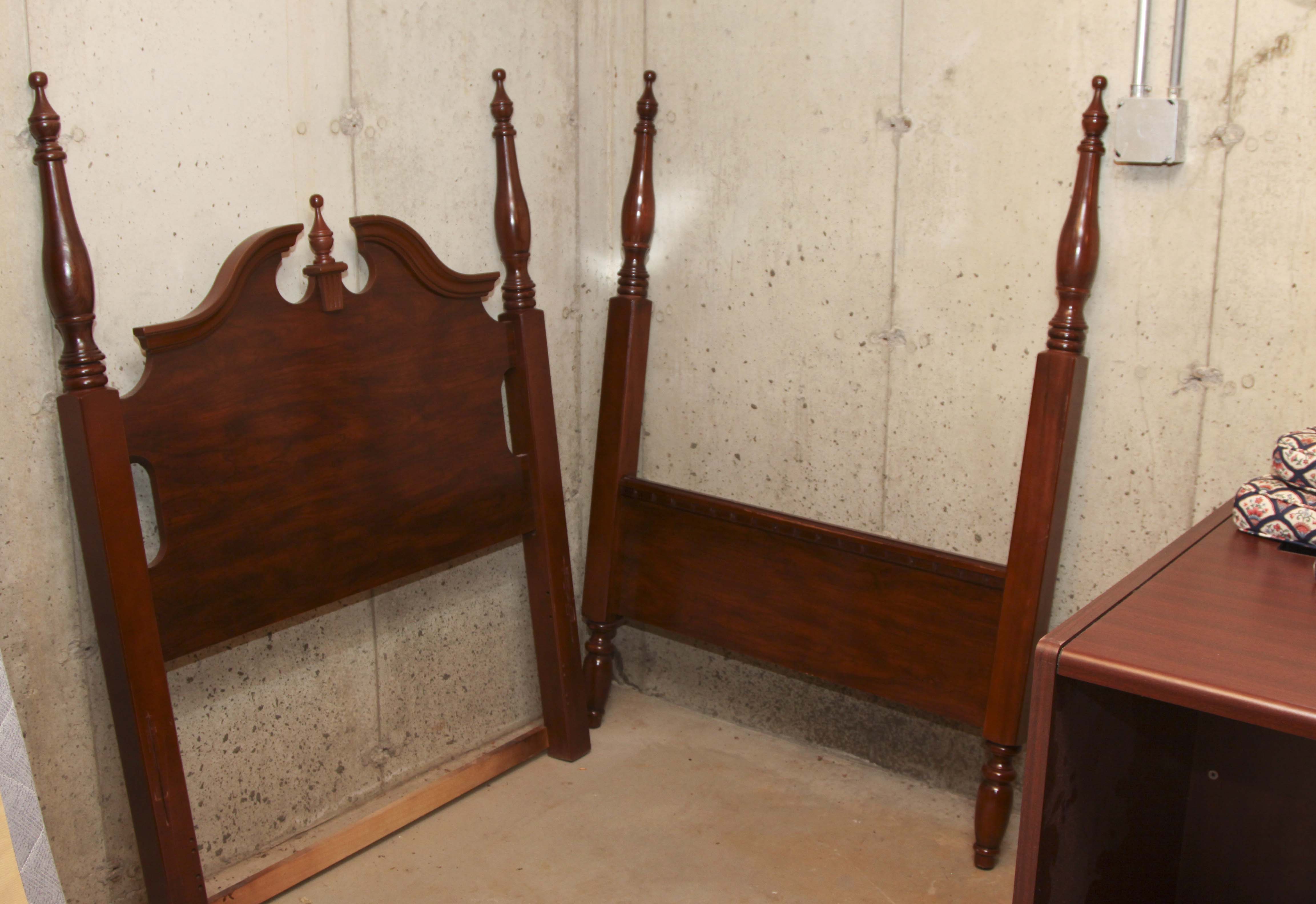 Twin Bed Headboard and Footboard