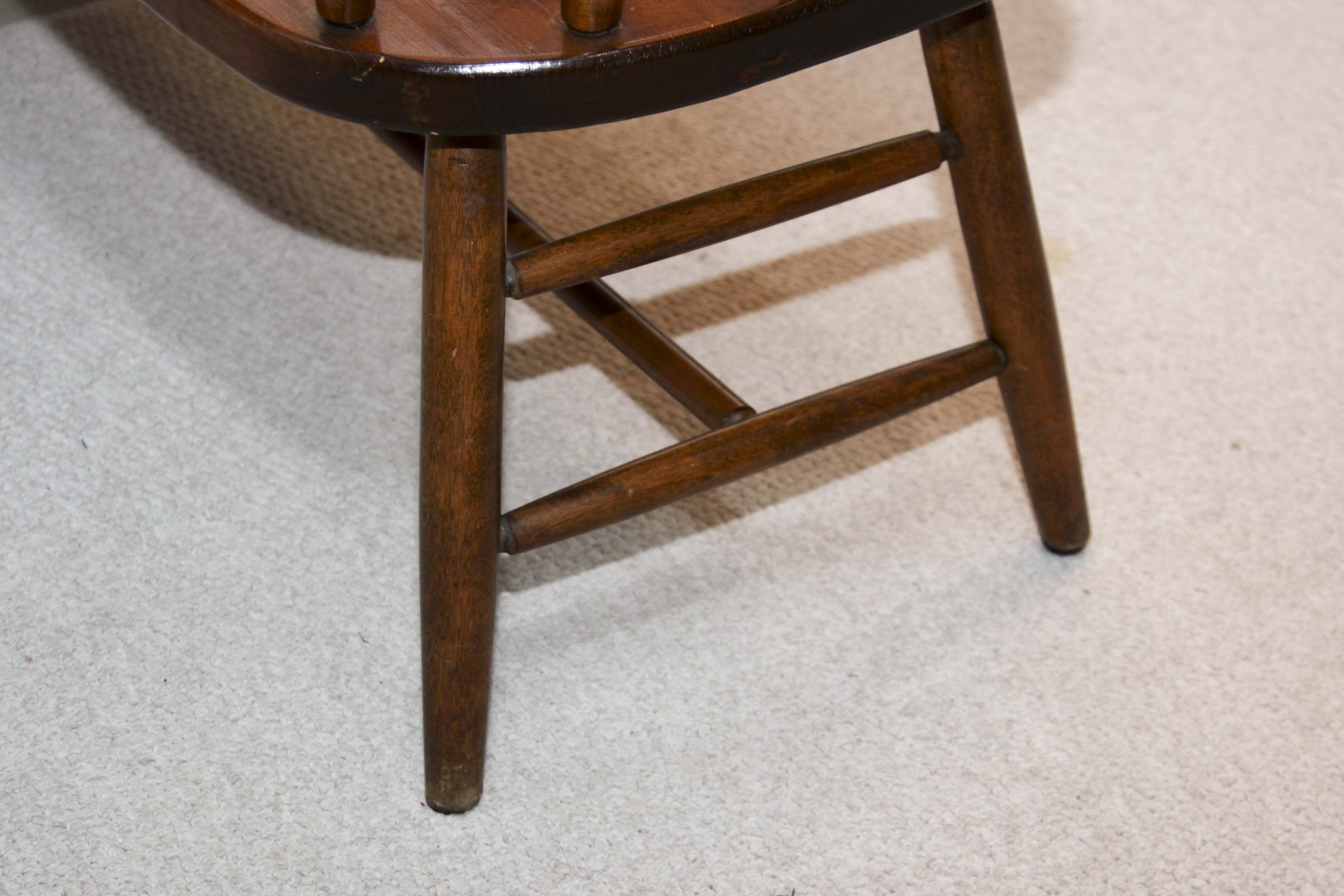 Wooden Pine Deacon's Bench