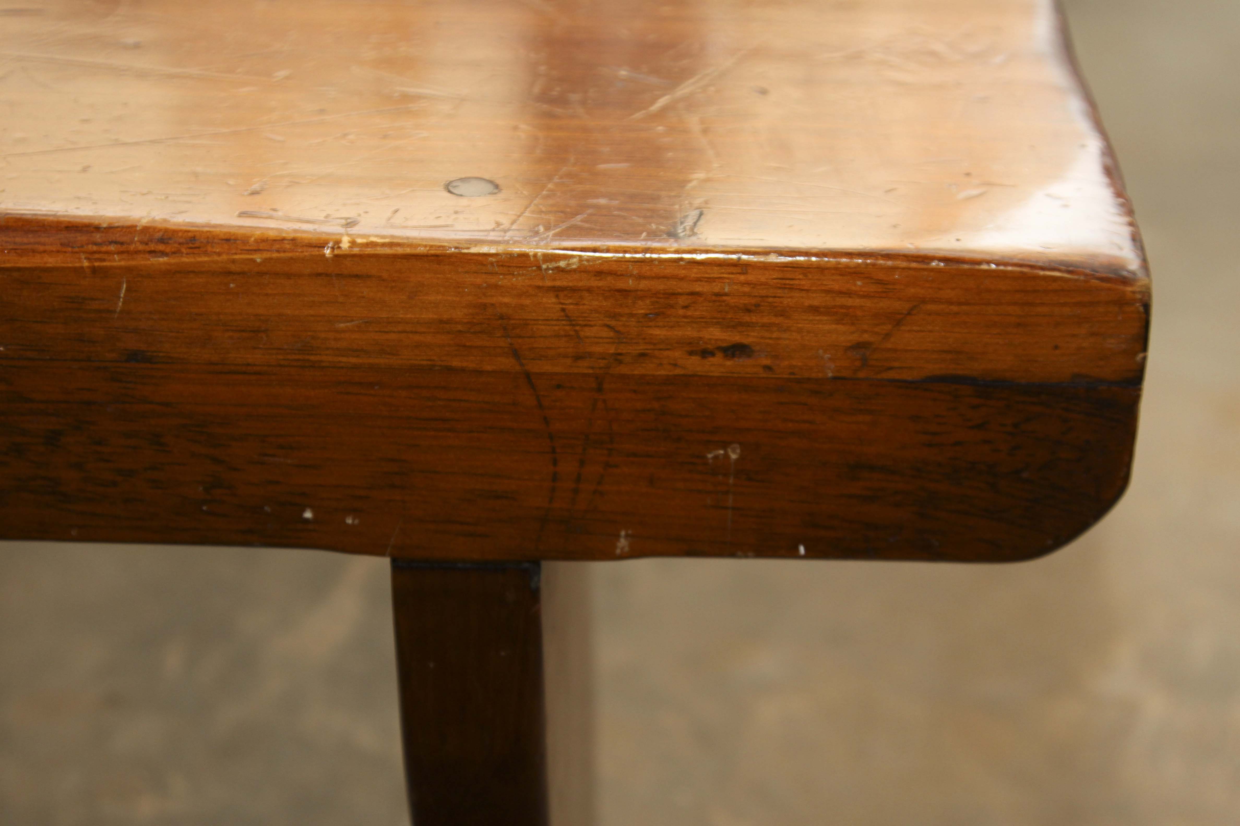 Vintage Wooden Pine Bench