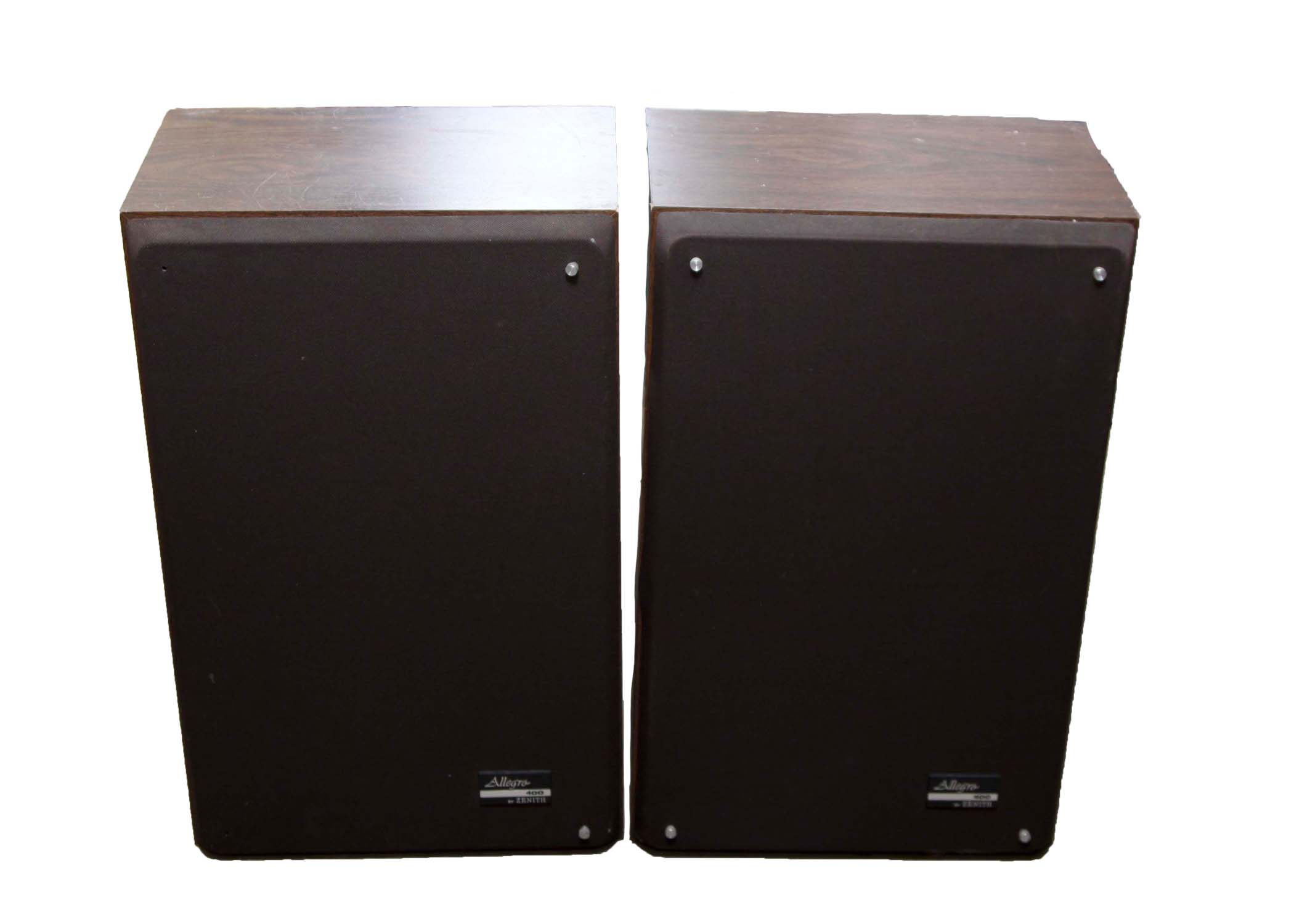 Zenith Vintage Stereo and Allegro 400 Model Speakers