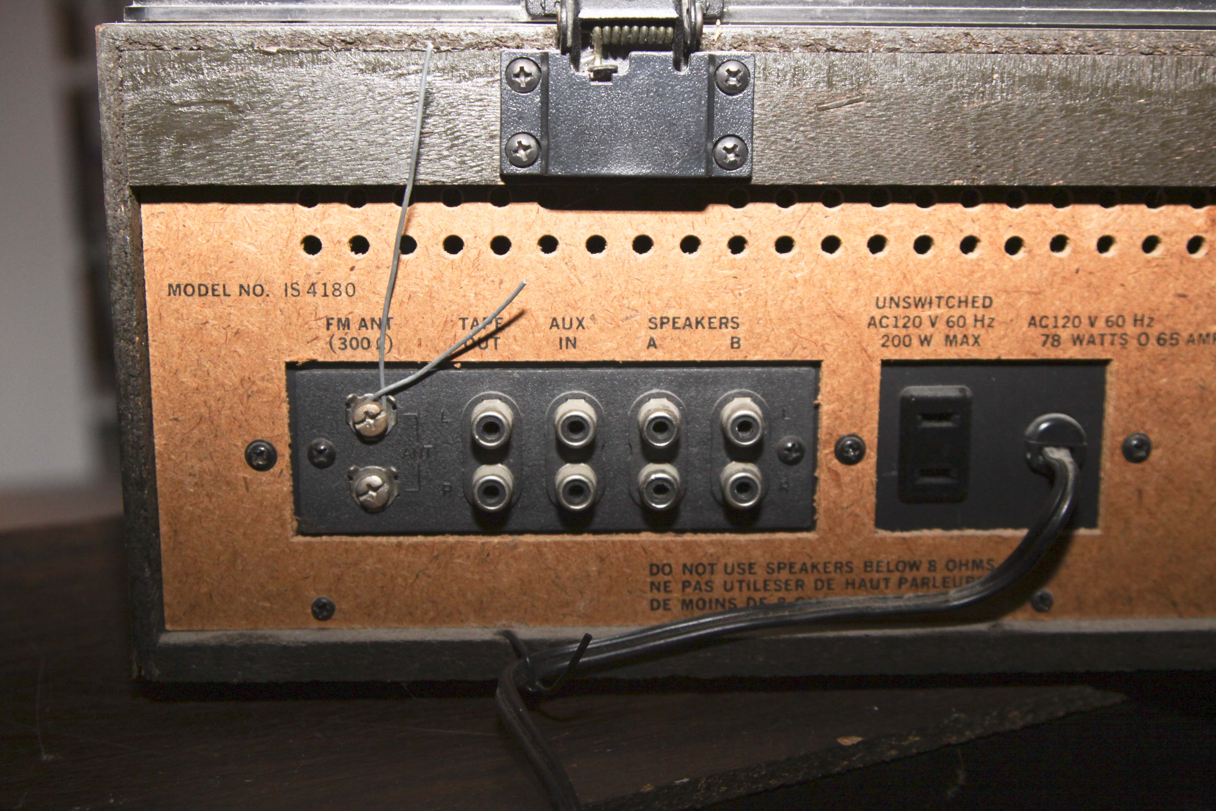 Zenith Vintage Stereo and Allegro 400 Model Speakers