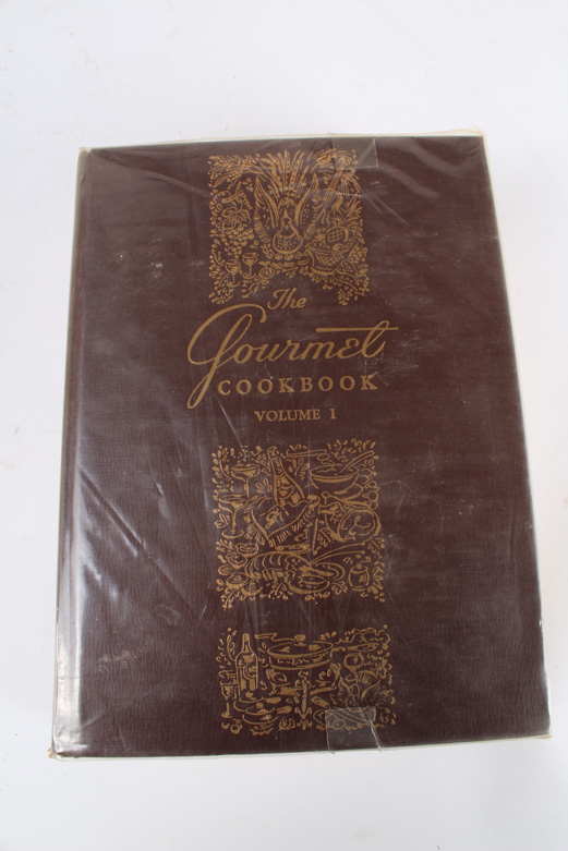 Three Volumes of "The Gourmet's Cookbook"