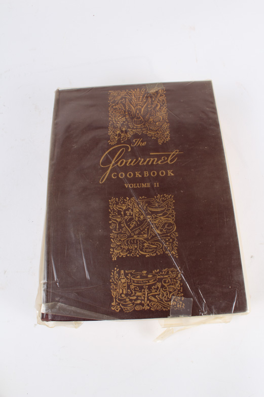 Three Volumes of "The Gourmet's Cookbook"