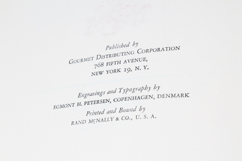 Three Volumes of "The Gourmet's Cookbook"