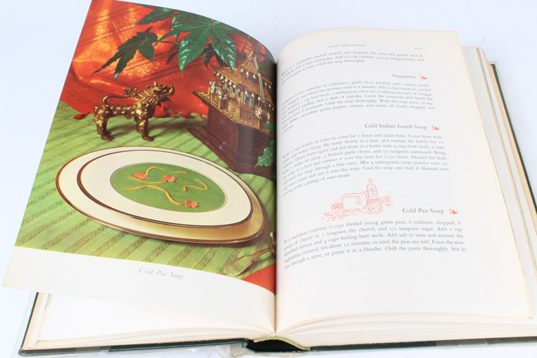 Three Volumes of "The Gourmet's Cookbook"