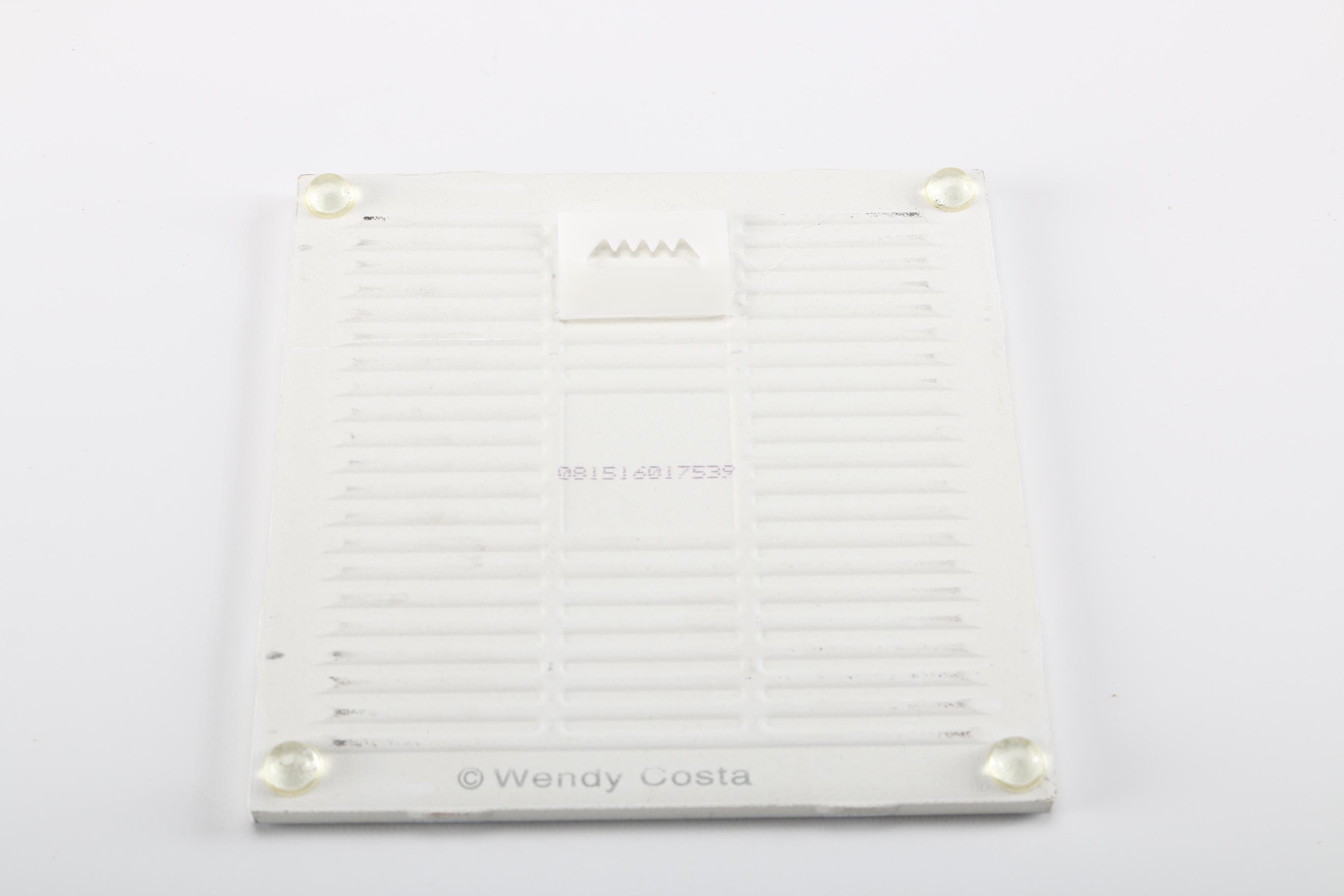 Decorative Clay Art "Maraca" Plate and Wendy Costa Trivets