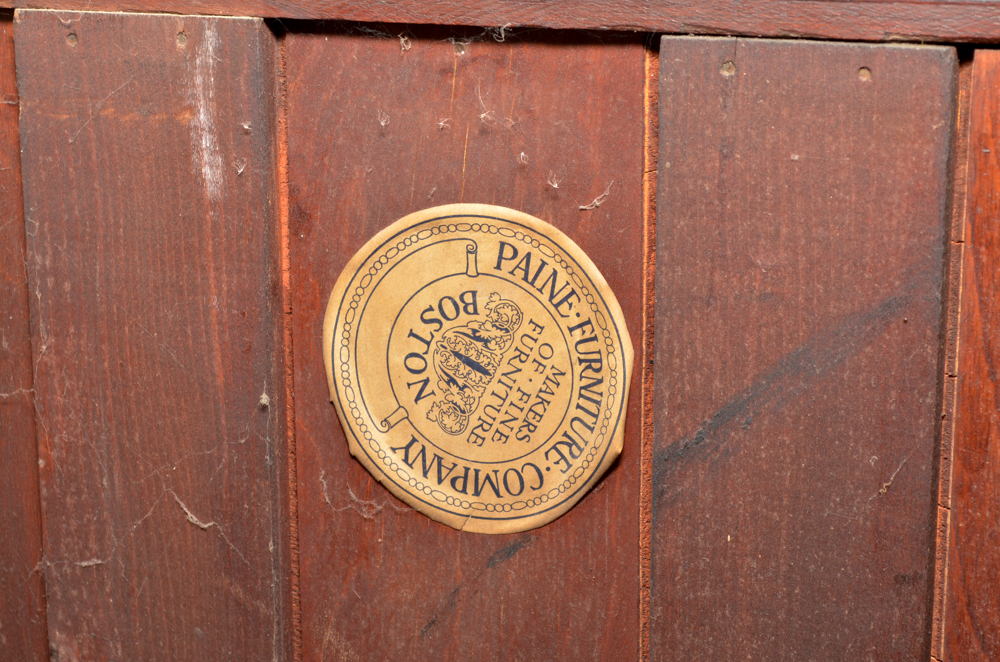 Vintage Mahogany Bookcase by Paine Furniture Company