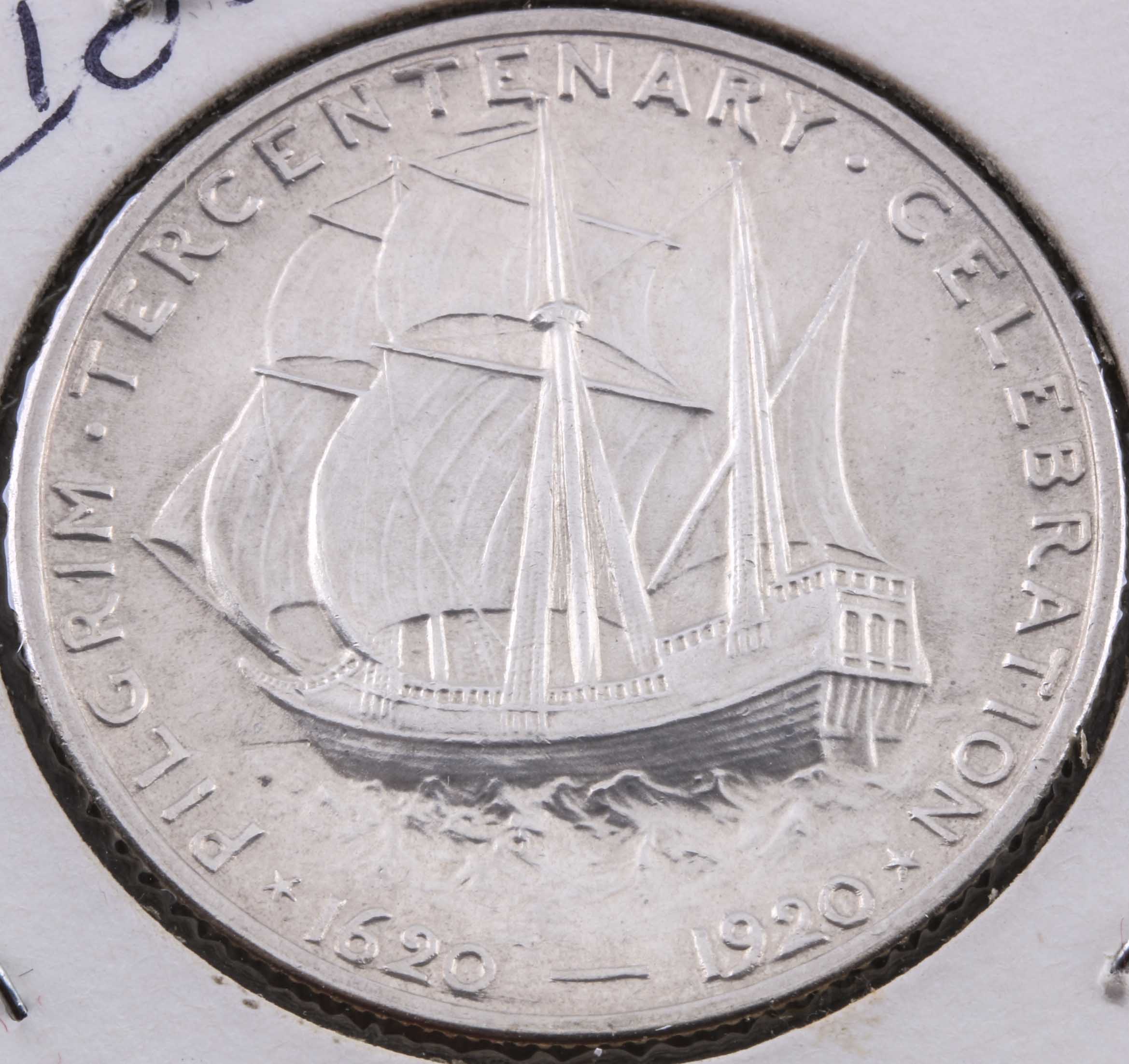 1920 Pilgrim Tercentenary Commemorative Silver Half Dollar