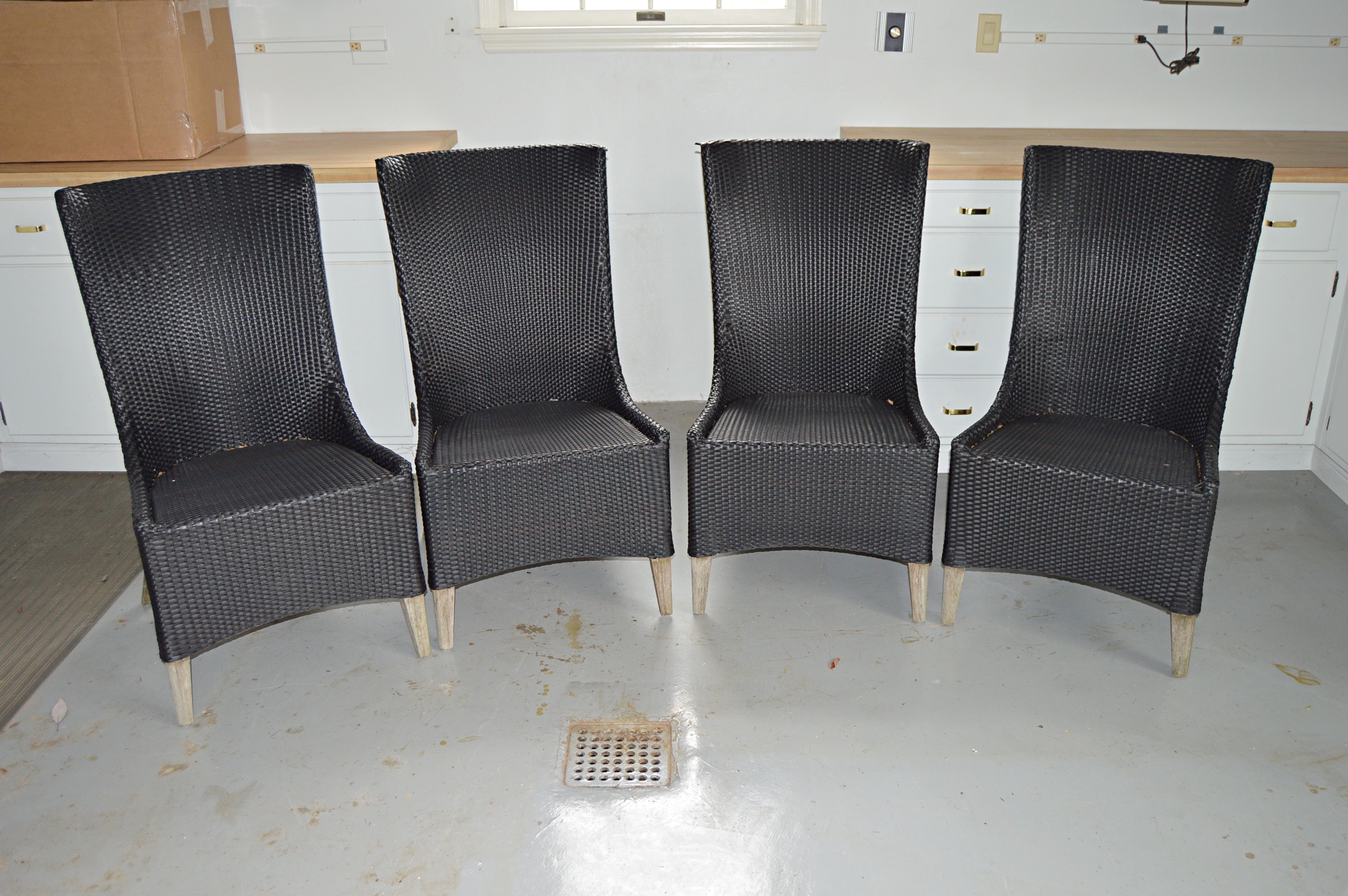 4 Frontgate Outdoor Dining Chairs