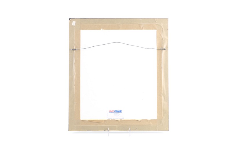 Framed Lithograph of a Map of Scotland