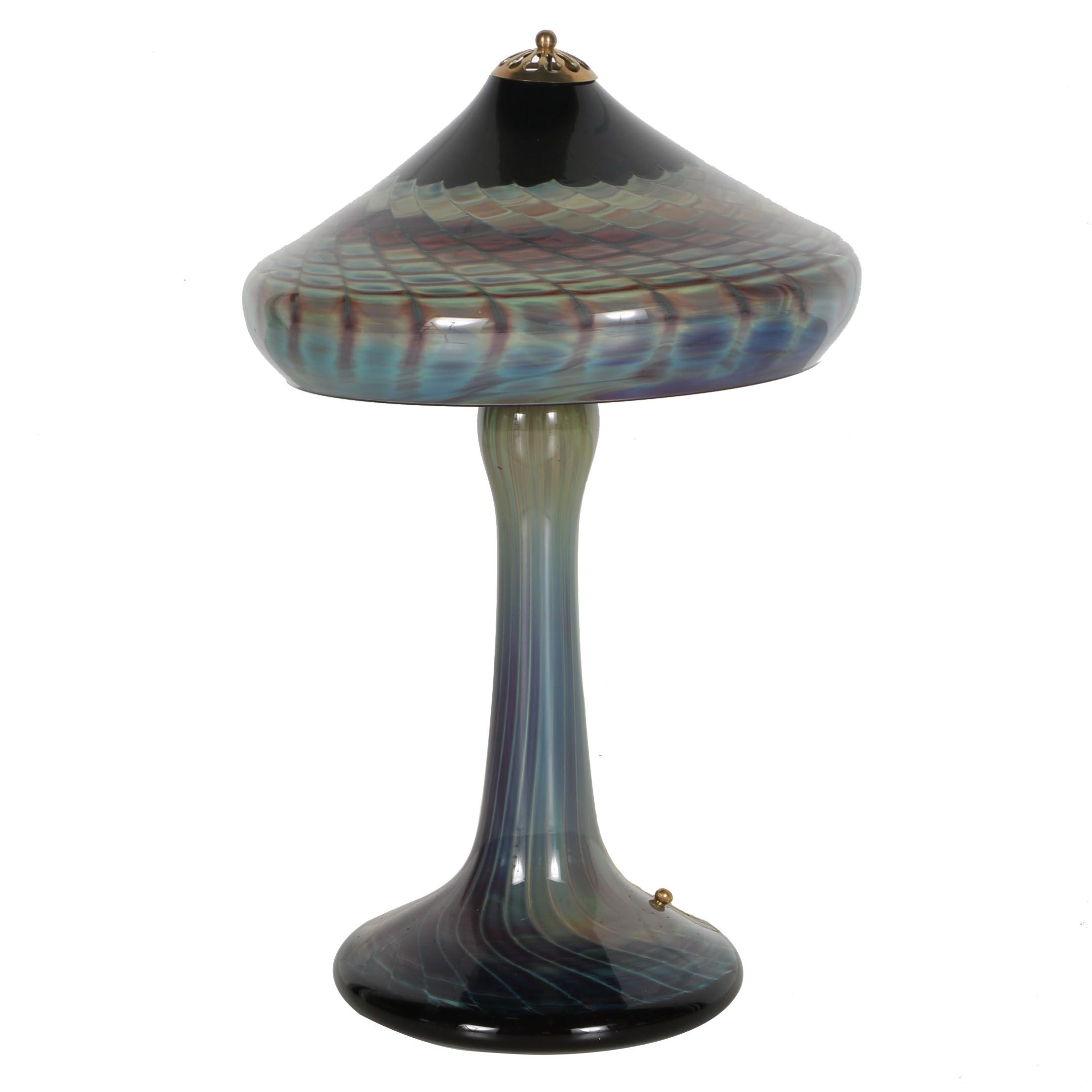 Joe Clearman 1999 Blown Glass Lamp