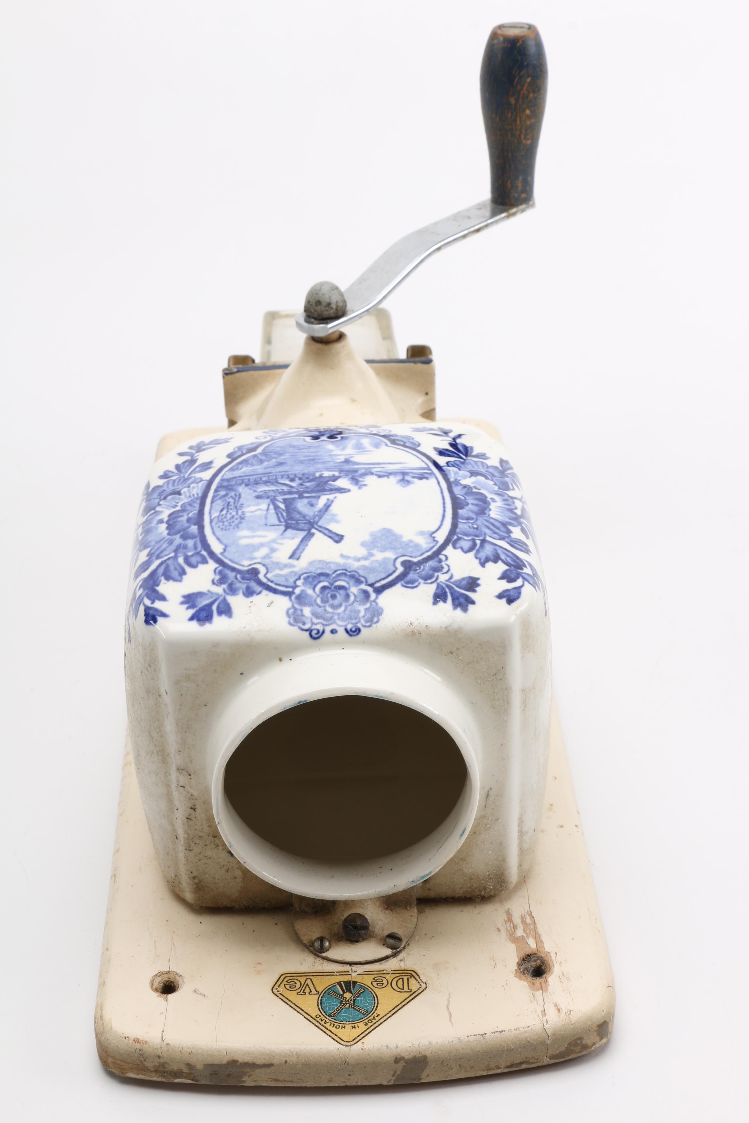 Deve Delft Blue Coffee Grinder