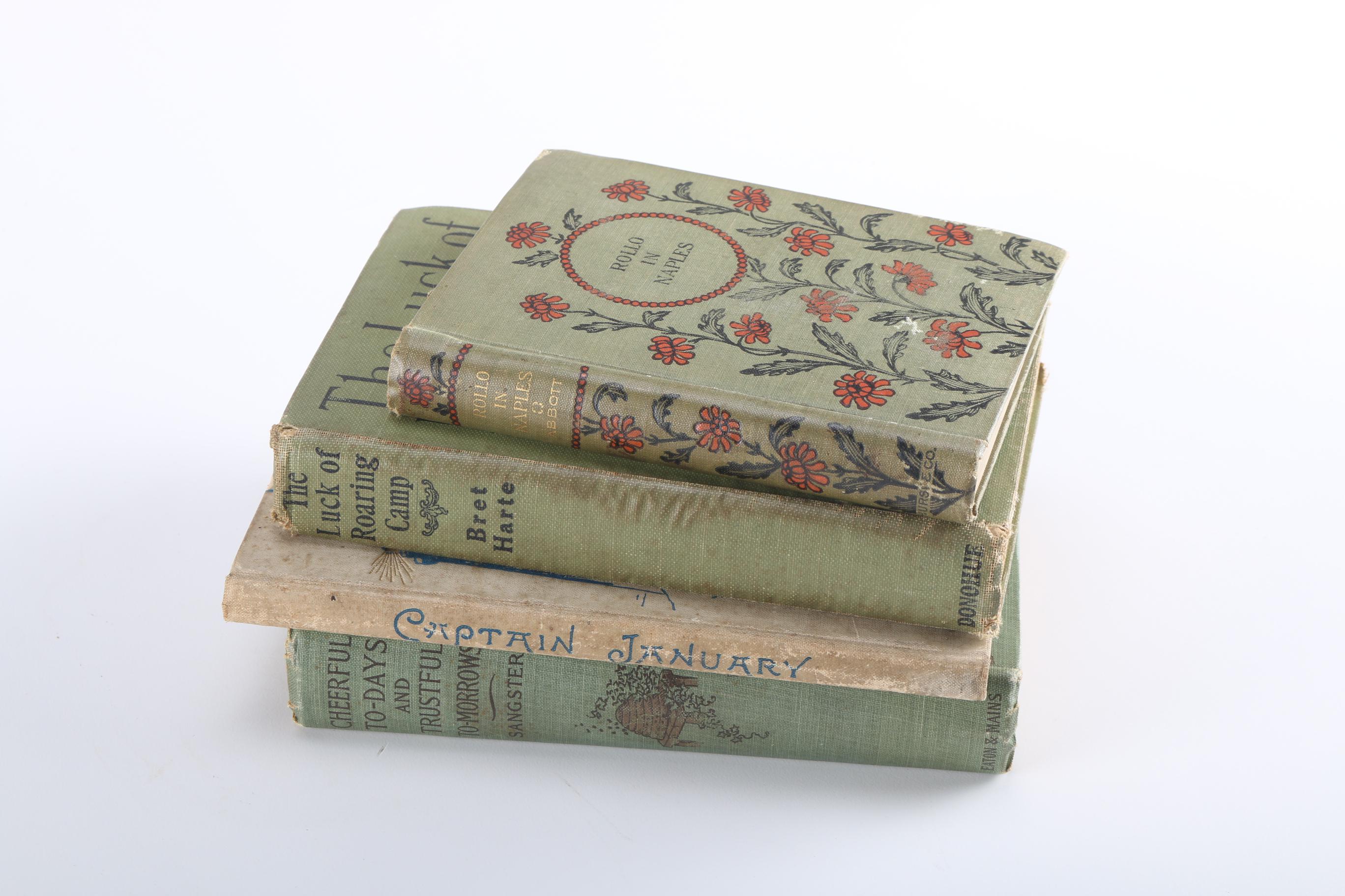 Antique Late 19th Century Fiction Books