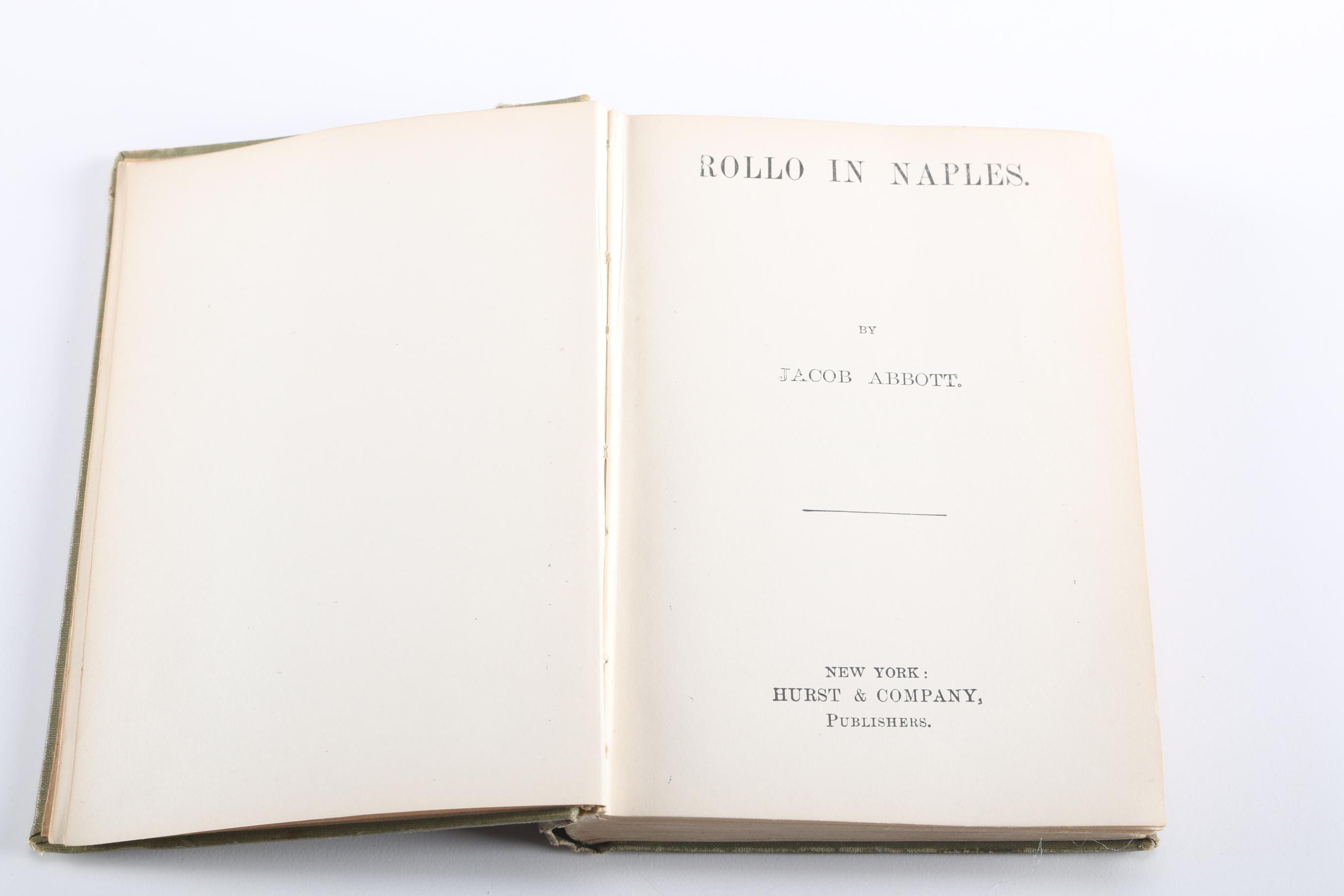 Antique Late 19th Century Fiction Books