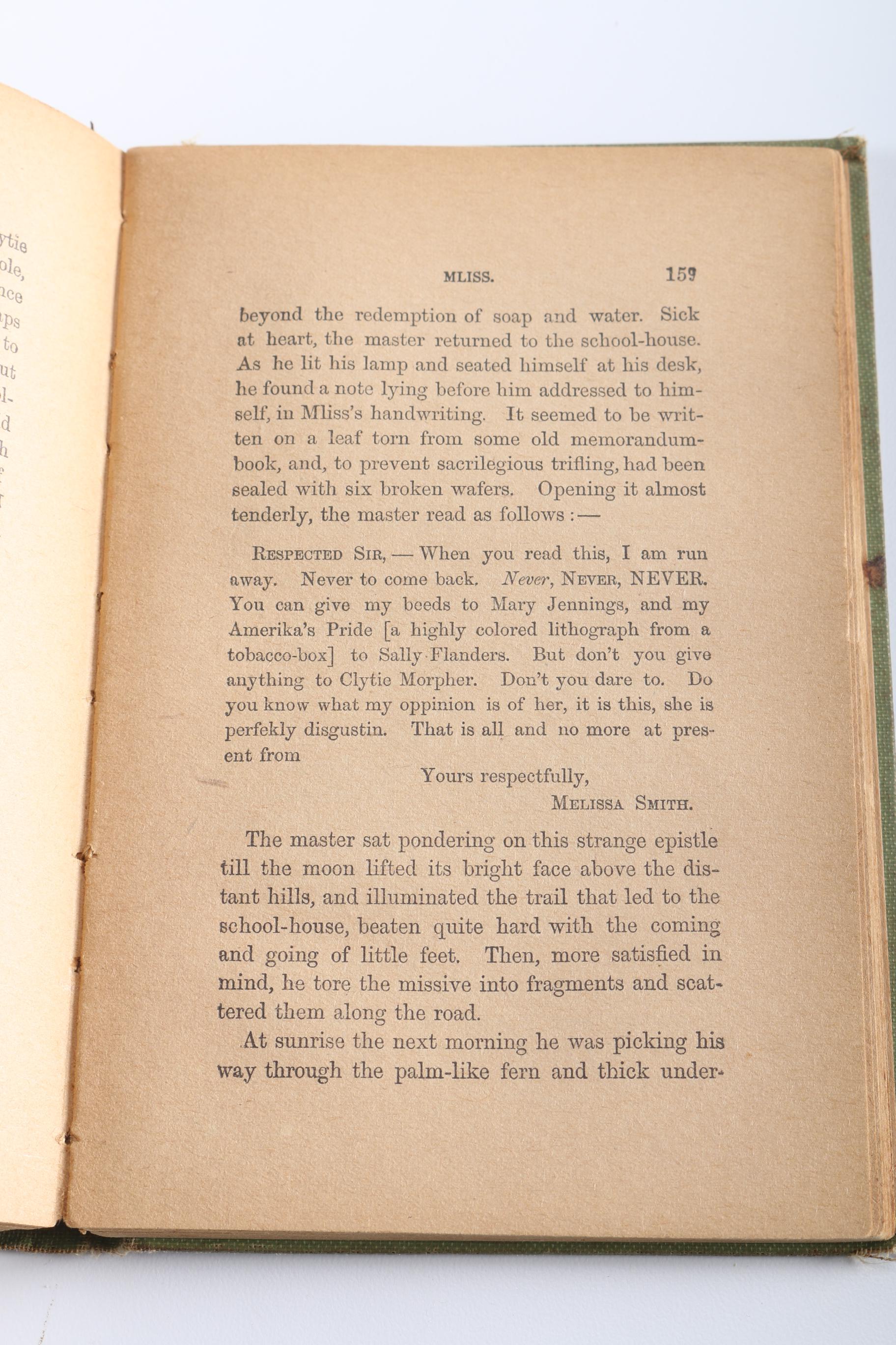 Antique Late 19th Century Fiction Books