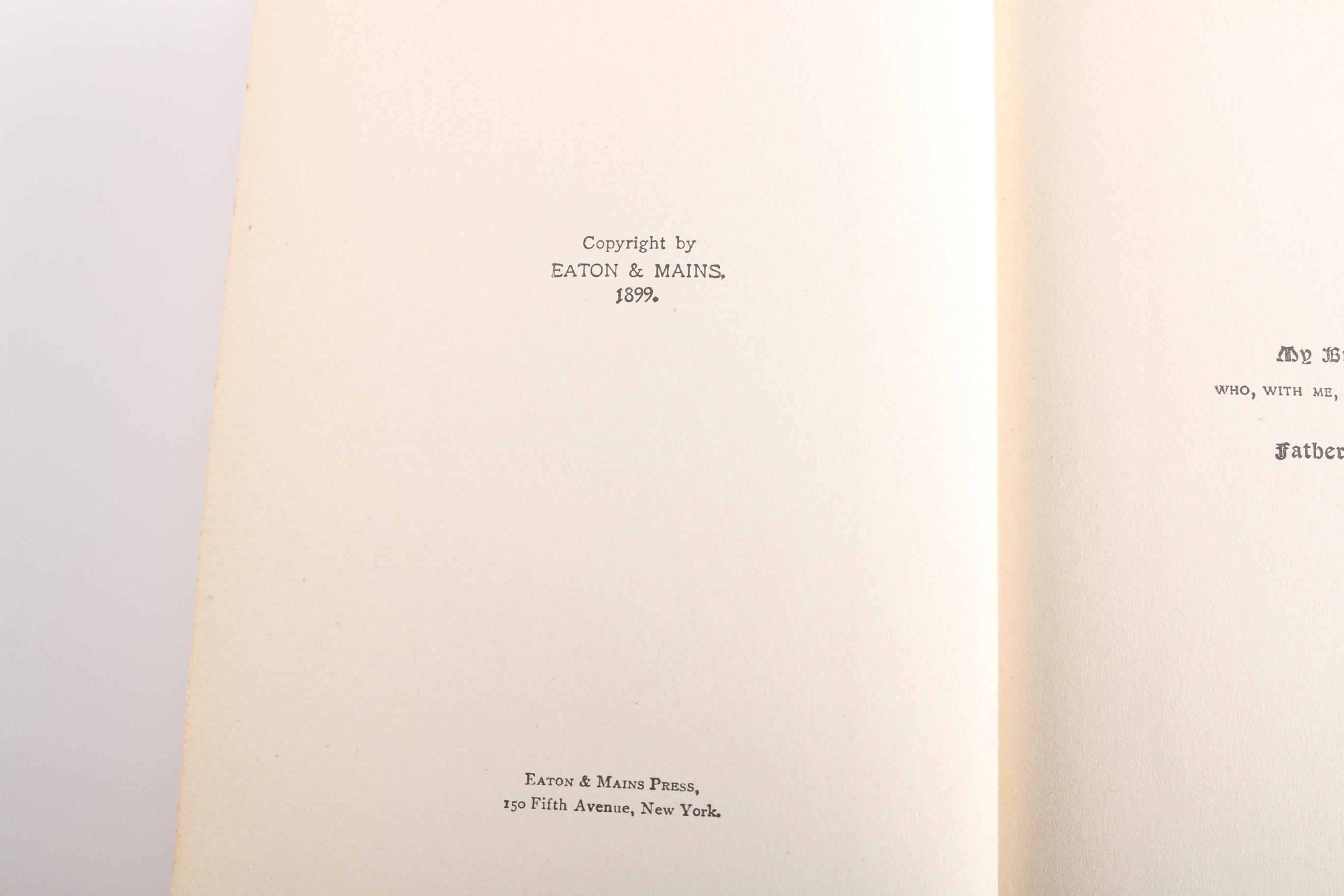 Antique Late 19th Century Fiction Books