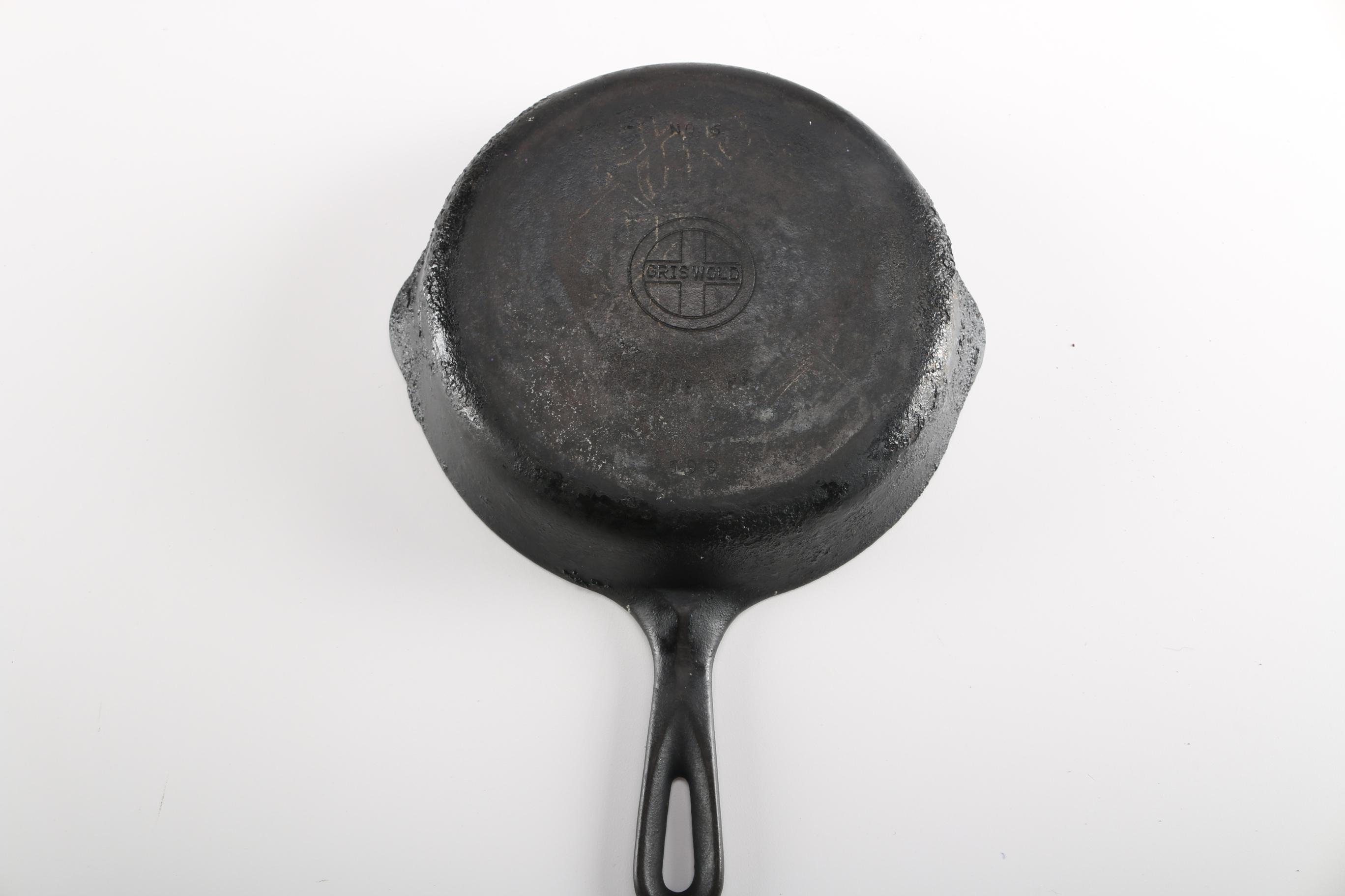 Cast Iron Skillets Featuring Griswold