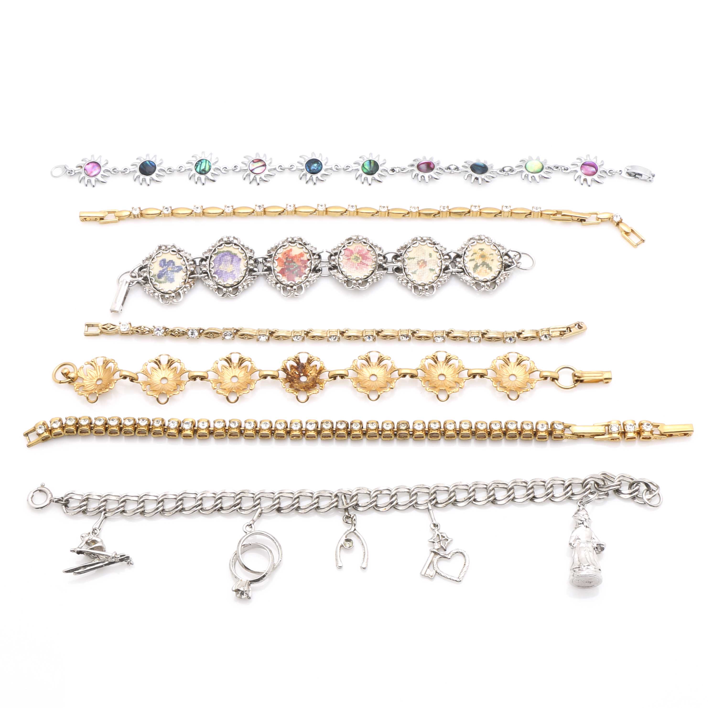 Silver and Gold Tone Costume Jewelry