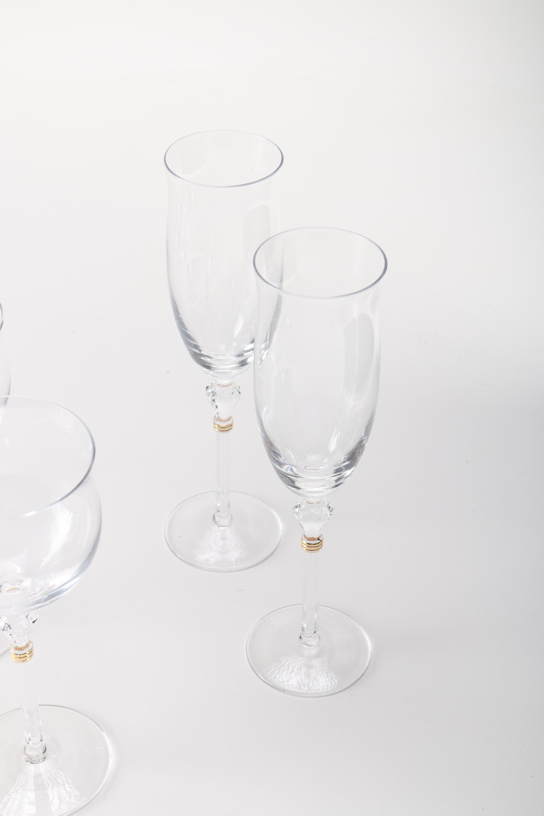 Christian Dior Crystal Glasses