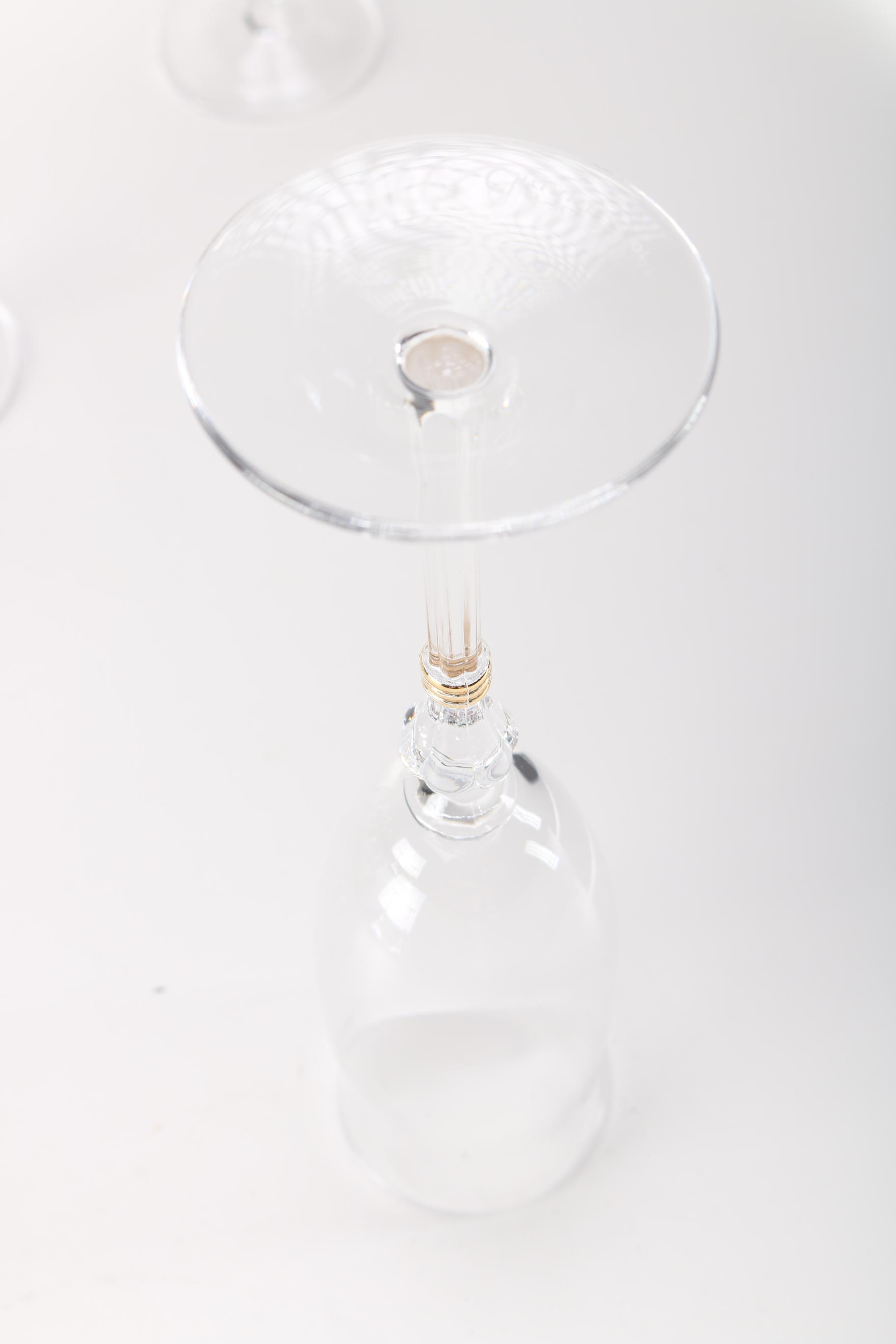 Christian Dior Crystal Glasses