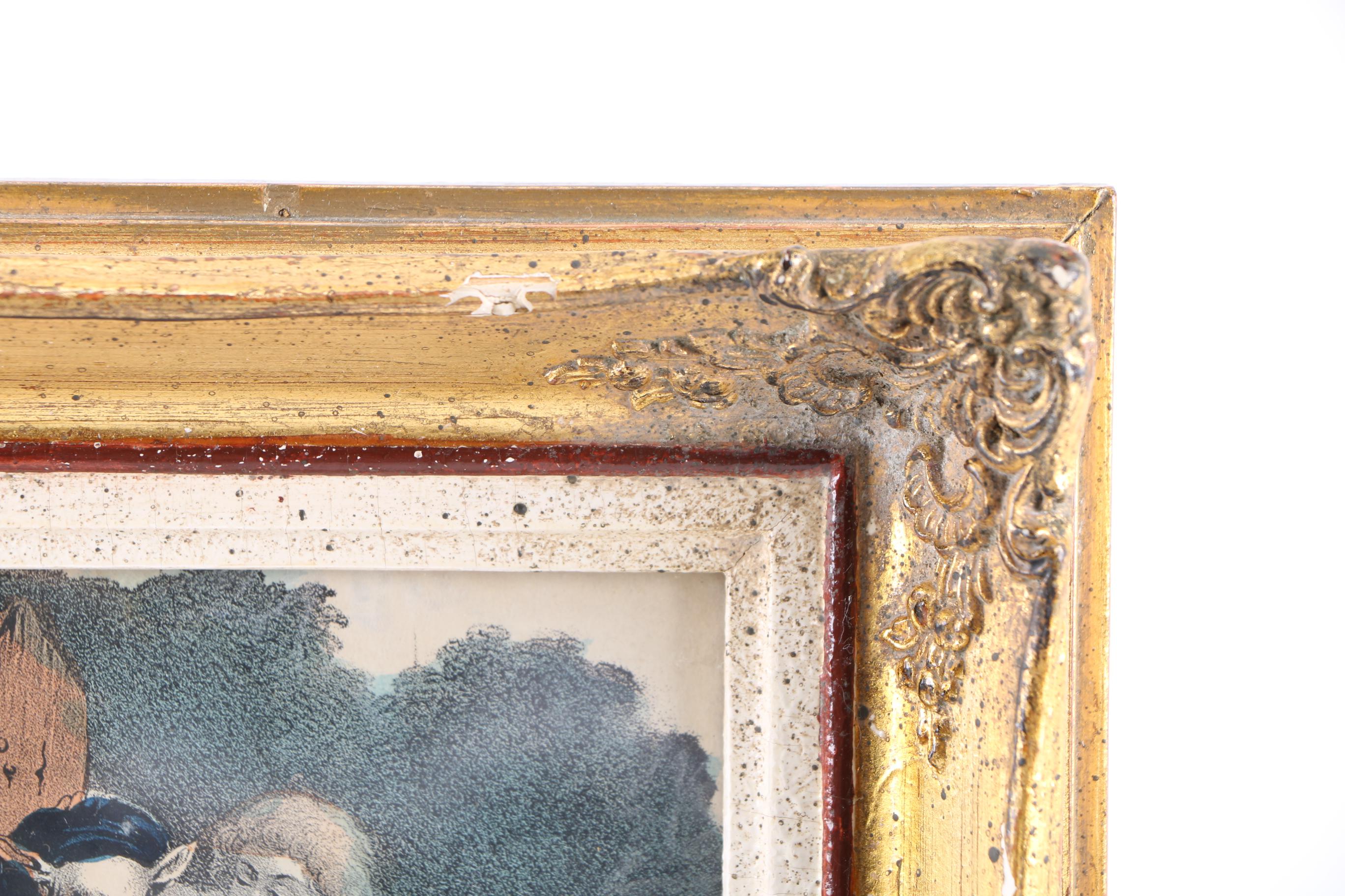 Colored Lithographs After Genre Scenes