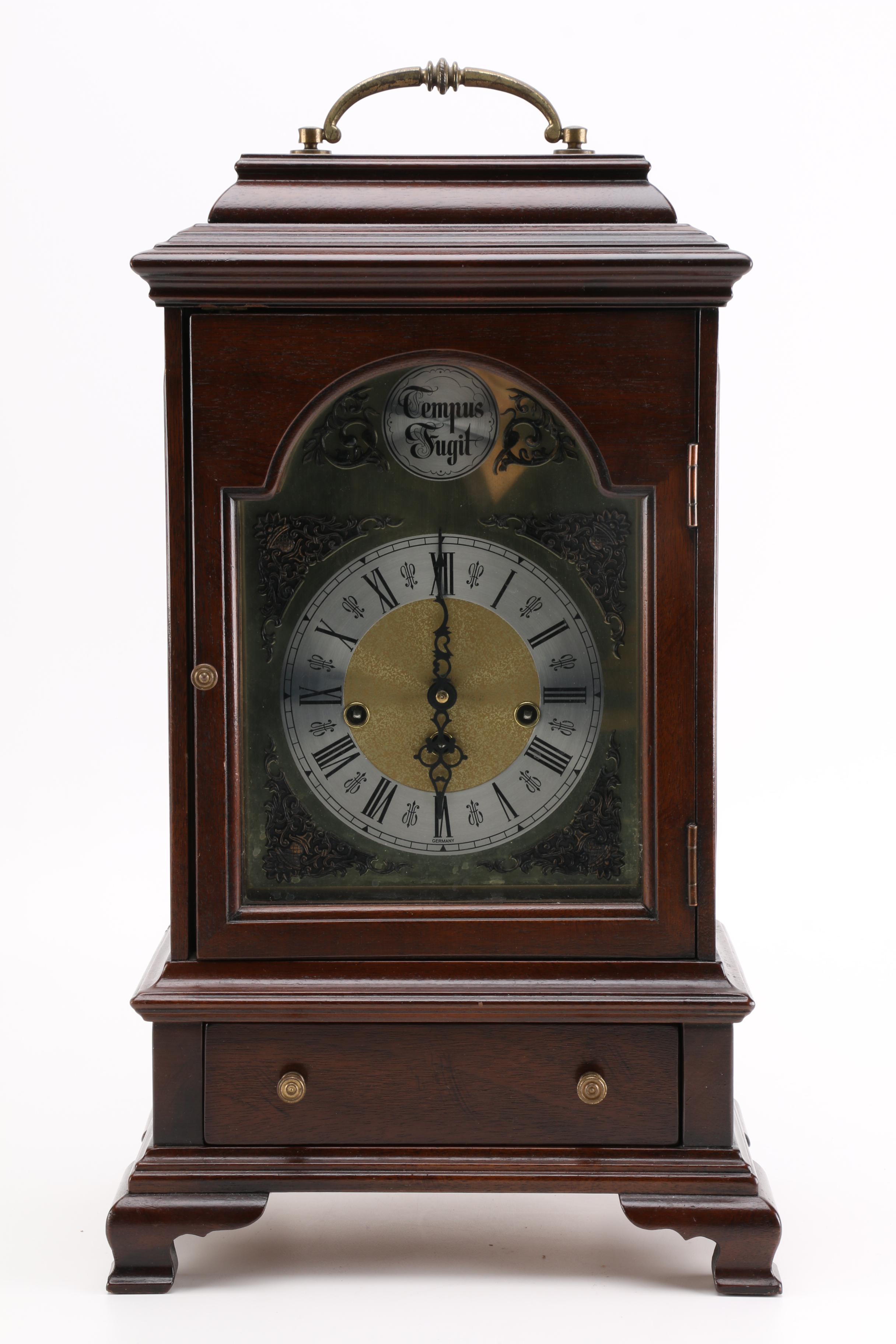 Tempus Fugit Mantel Clock