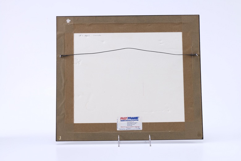 Hand-Colored Etching Map of Cornwall