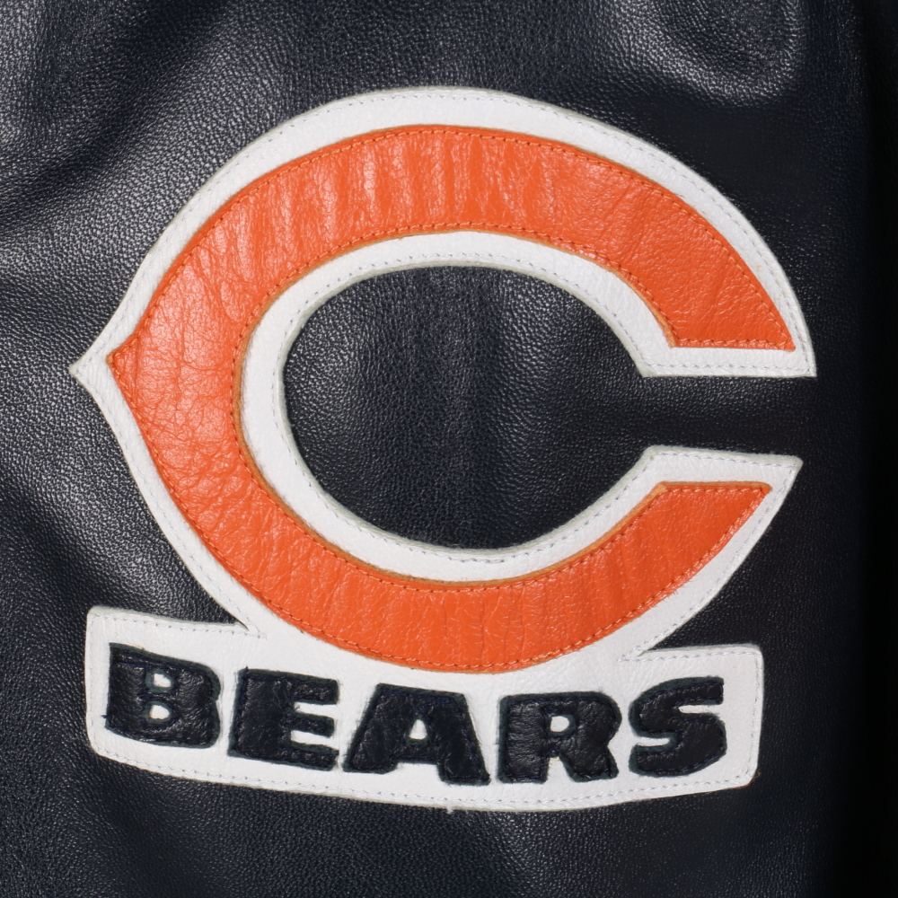 Reversible Chicago Bears Leather Jacket