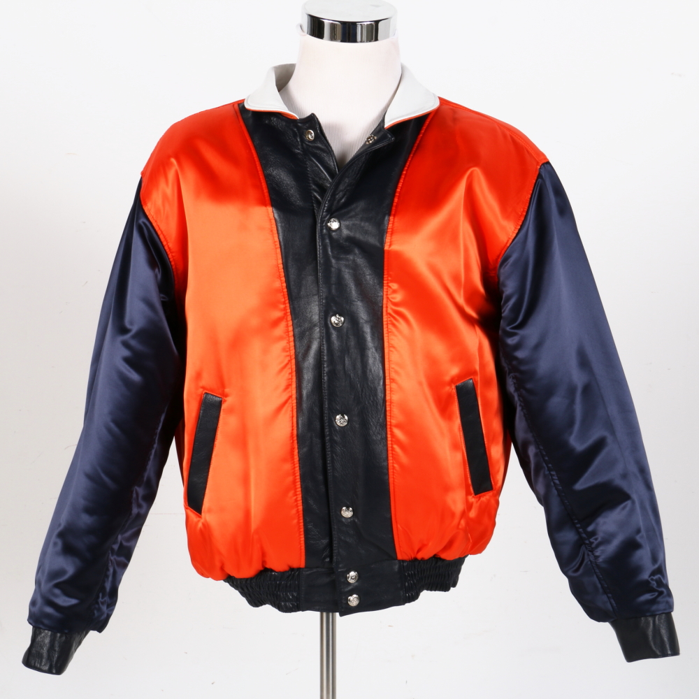 Reversible Chicago Bears Leather Jacket