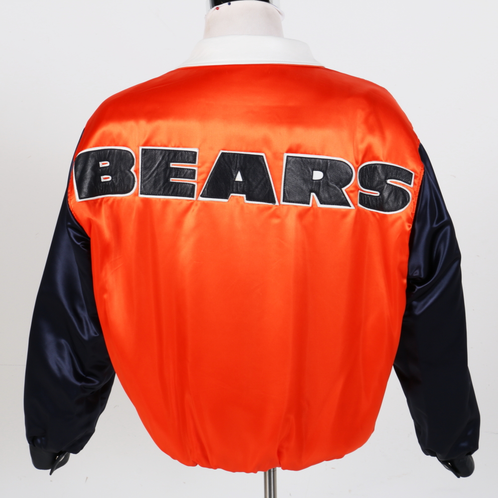 Reversible Chicago Bears Leather Jacket