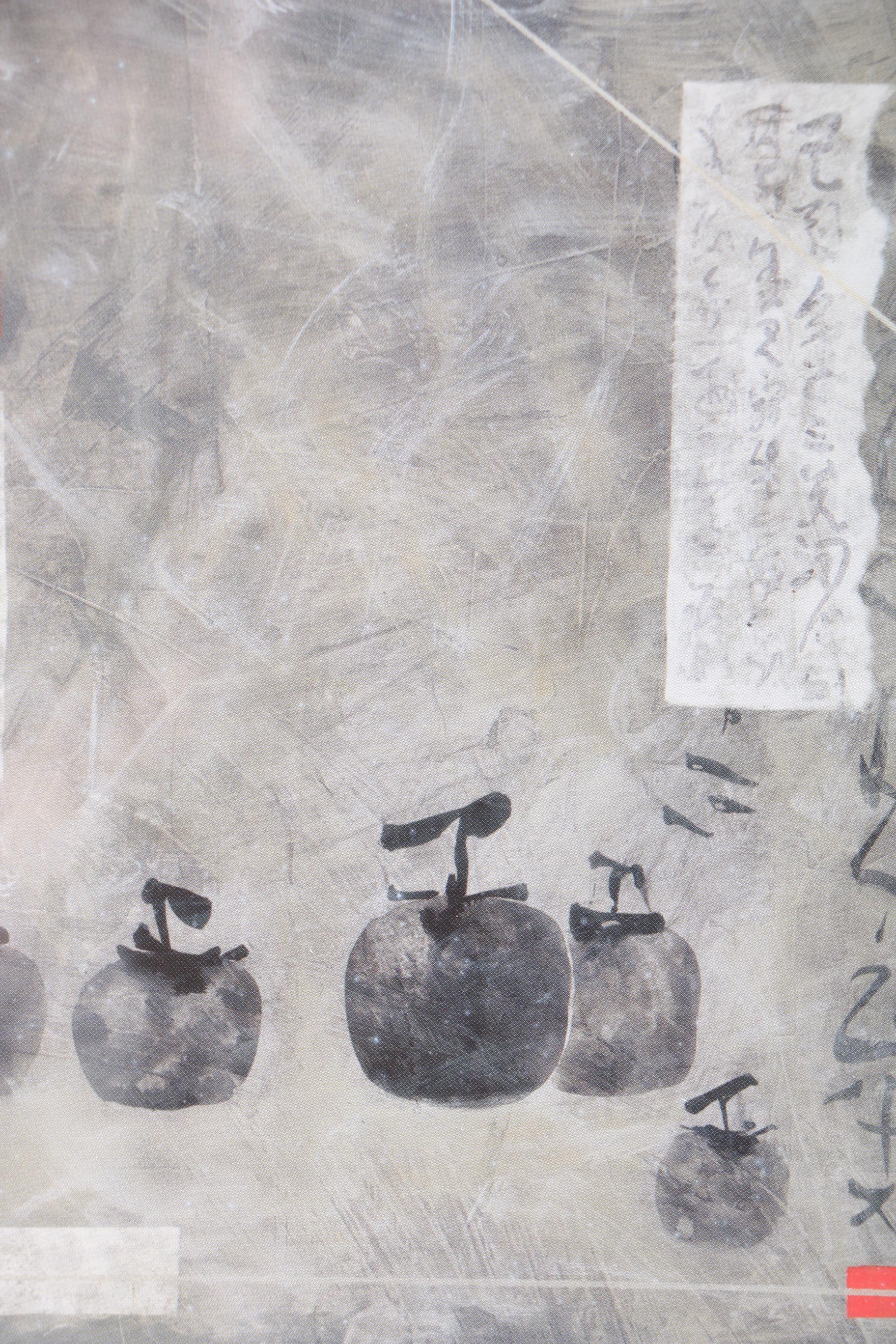 Asian Inspired Offset Lithographs of Fruit