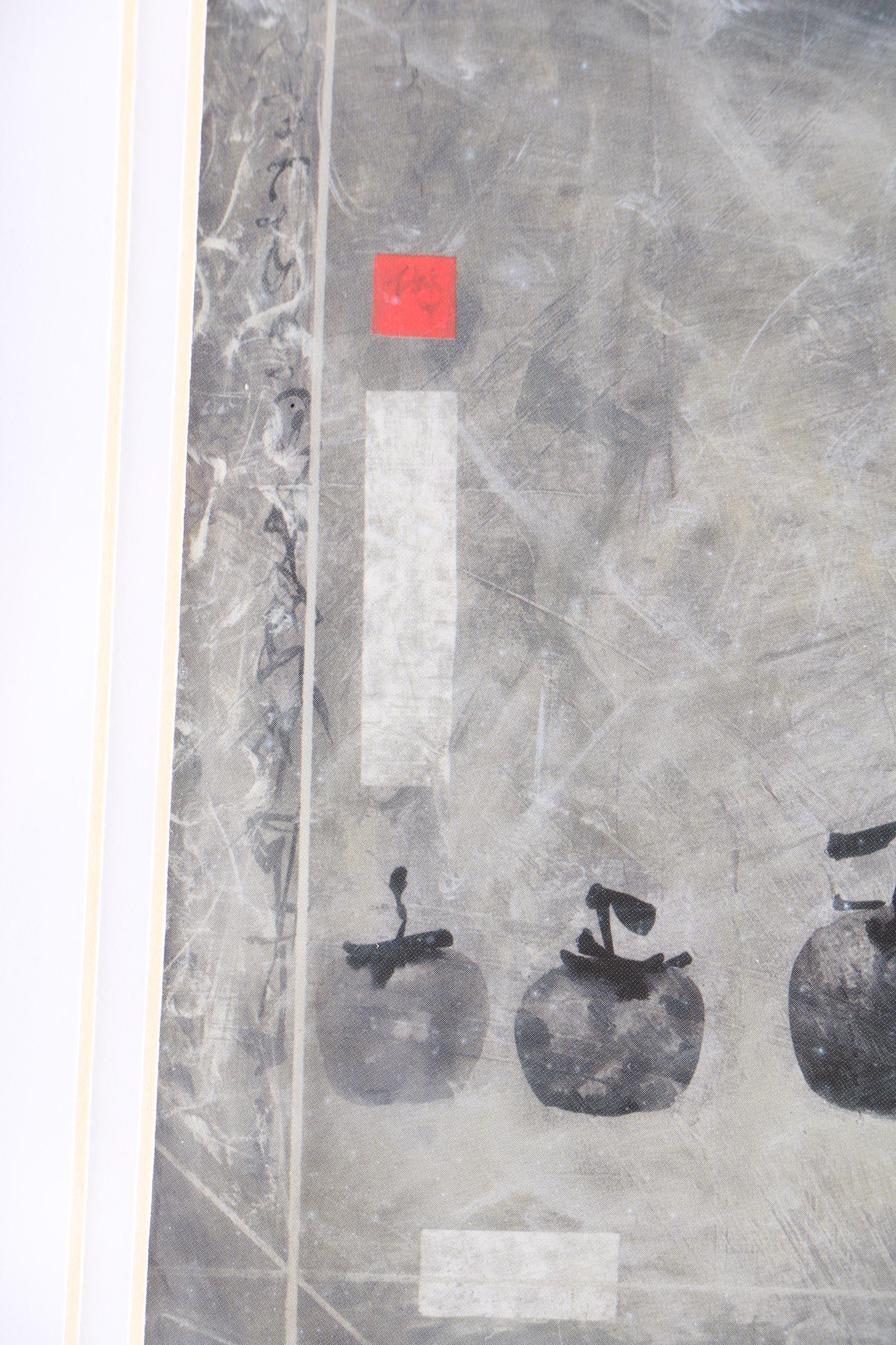 Asian Inspired Offset Lithographs of Fruit