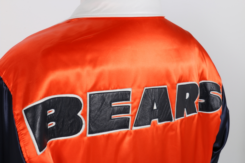 Reversible Chicago Bears Leather Jacket
