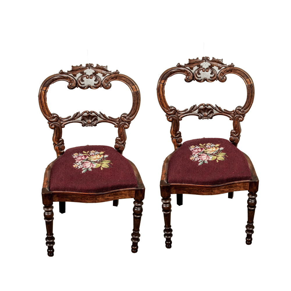 Mid 20th Century Balloon Back Chairs