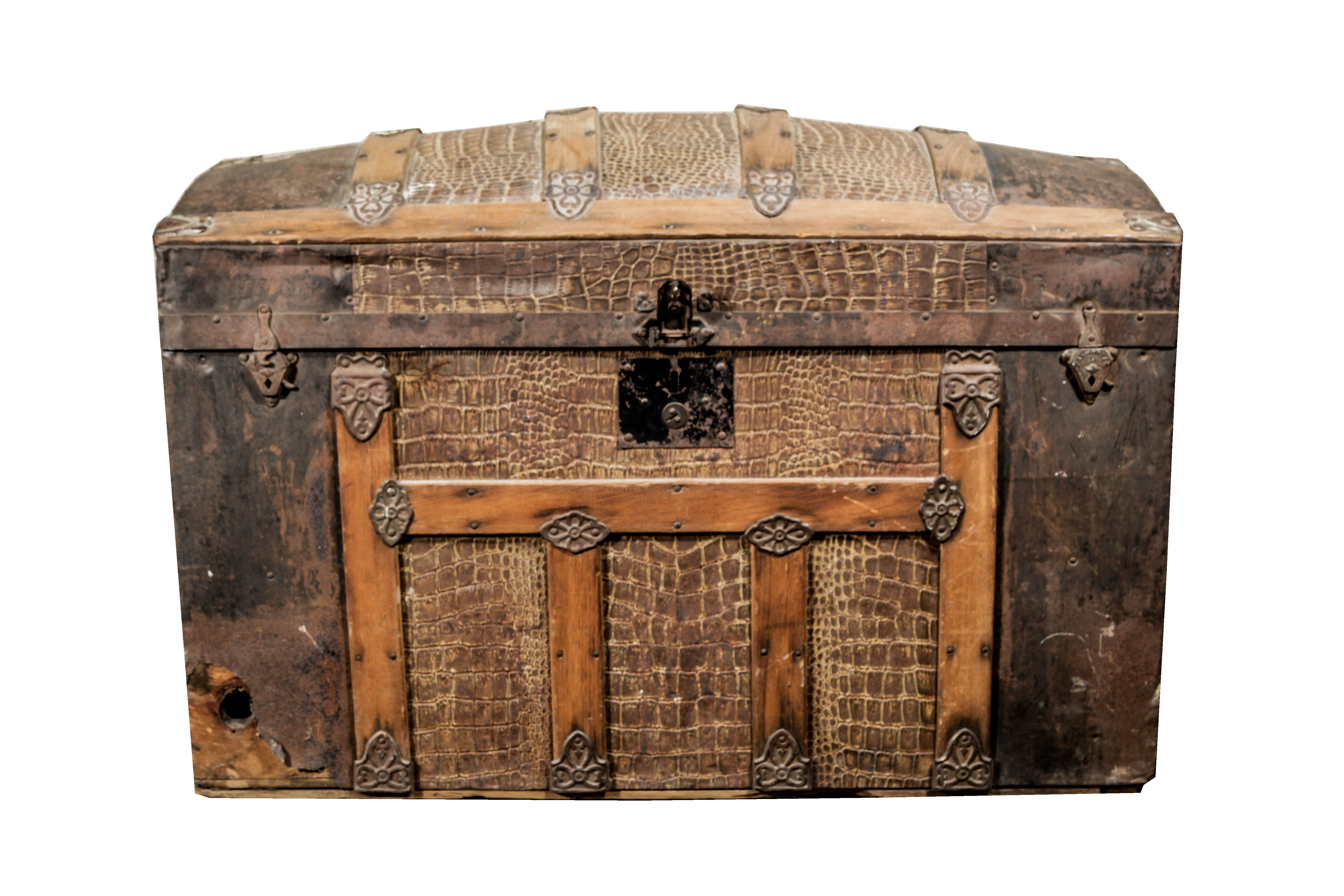 Antique Dome Top Trunk