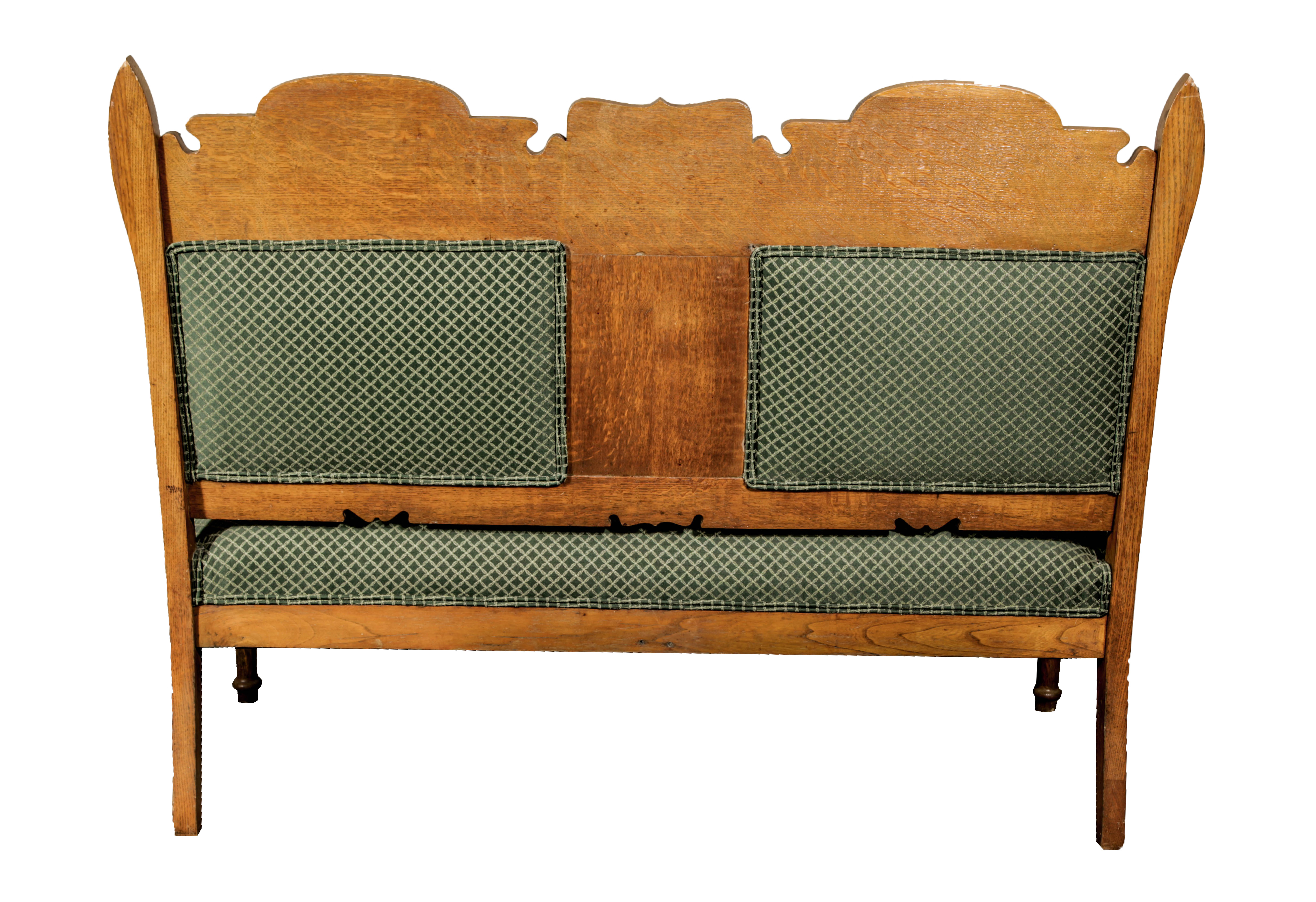 Victorian Style Settee and Chair